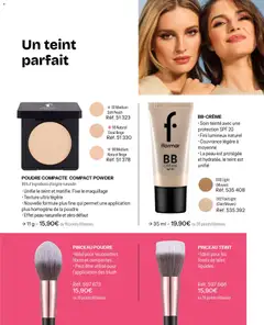 Stanhome - Prévisualisation de POUDRE COMPACTE COMPACT POWDER, 80% d'ingrédients d'origine naturelle, • Unifie le teint et matifie. Fixe le maquillage, • Texture ultra légère, • Nouvelle formule plus fine qui permet une application plus homogène de la poudre, • Effet peau naturelle et zéro défaut valide à partir de 23.02.2026 | Page: 90