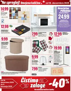 Eurospin katalog akcije – veljaven od 18.12.2025 | Stran: 19 | Izdelki: Budilka, Kabel, Usb, Kavne kapsule