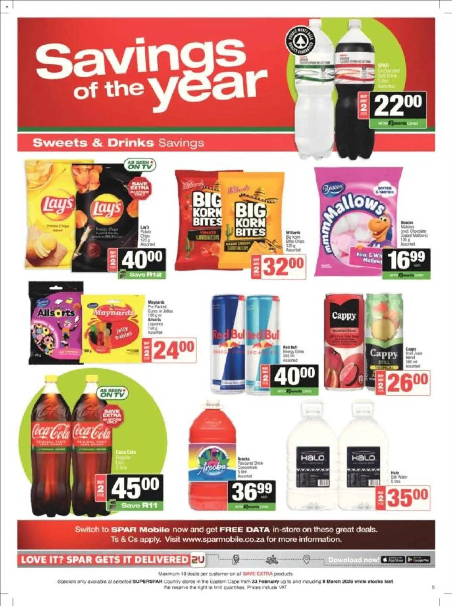 New Spar catalogue – valid from 23.02.2026 | Page: 28 | Products: Data, TV, Chocolate, Switch