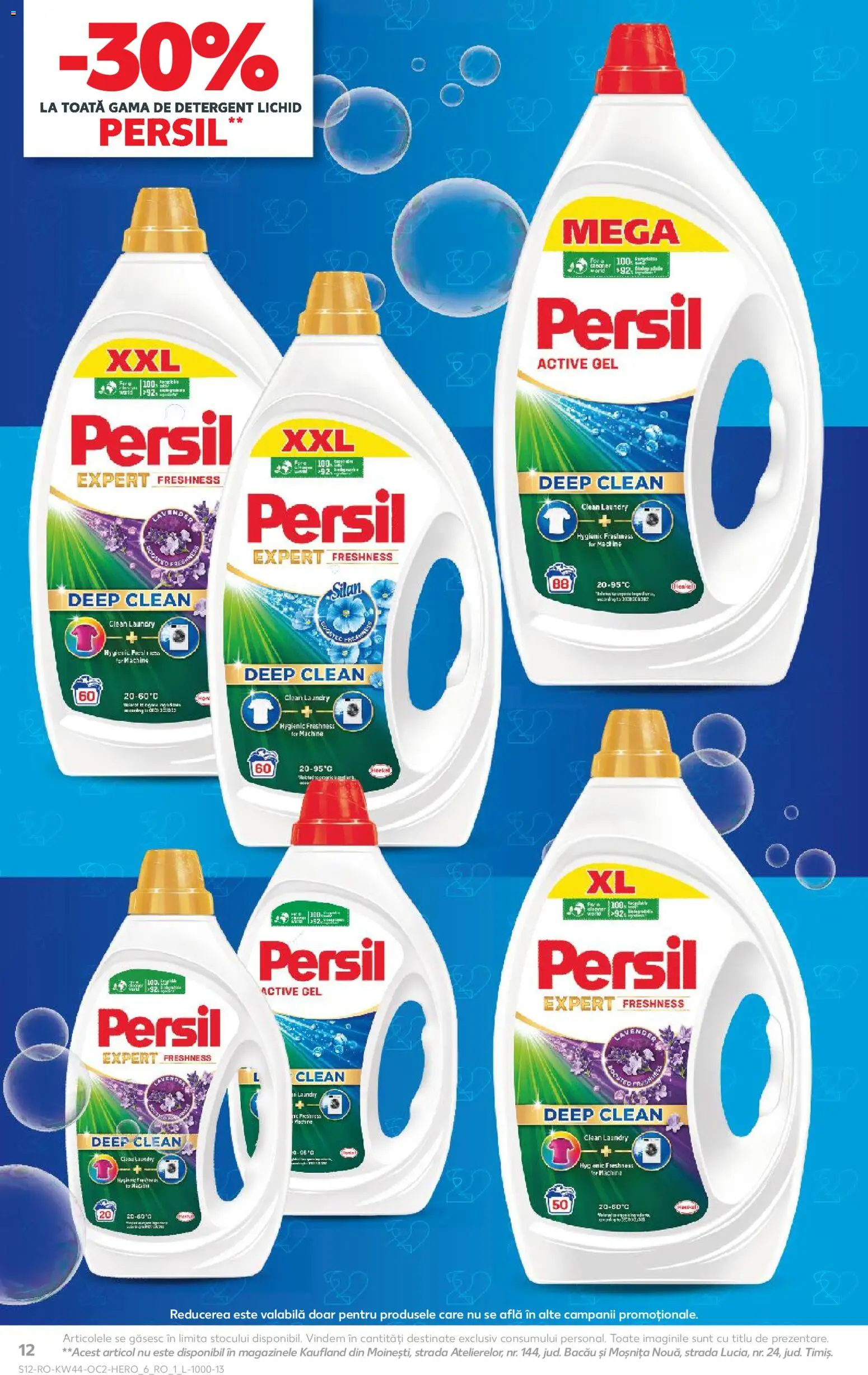 Kaufland RO akciós ujság - amely érvényes a következő dátumtól: 29.10.2025 | Oldal: 12 | Termékek: Persil