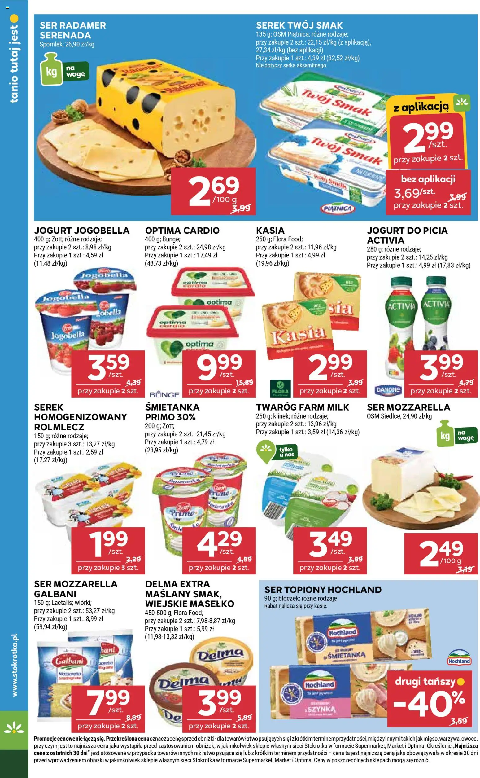 Stokrotka Gazetka od 26.02.2026 | Strona: 12 | Produkty: Serek Twój Smak, Serek, Mozzarella, Owoce