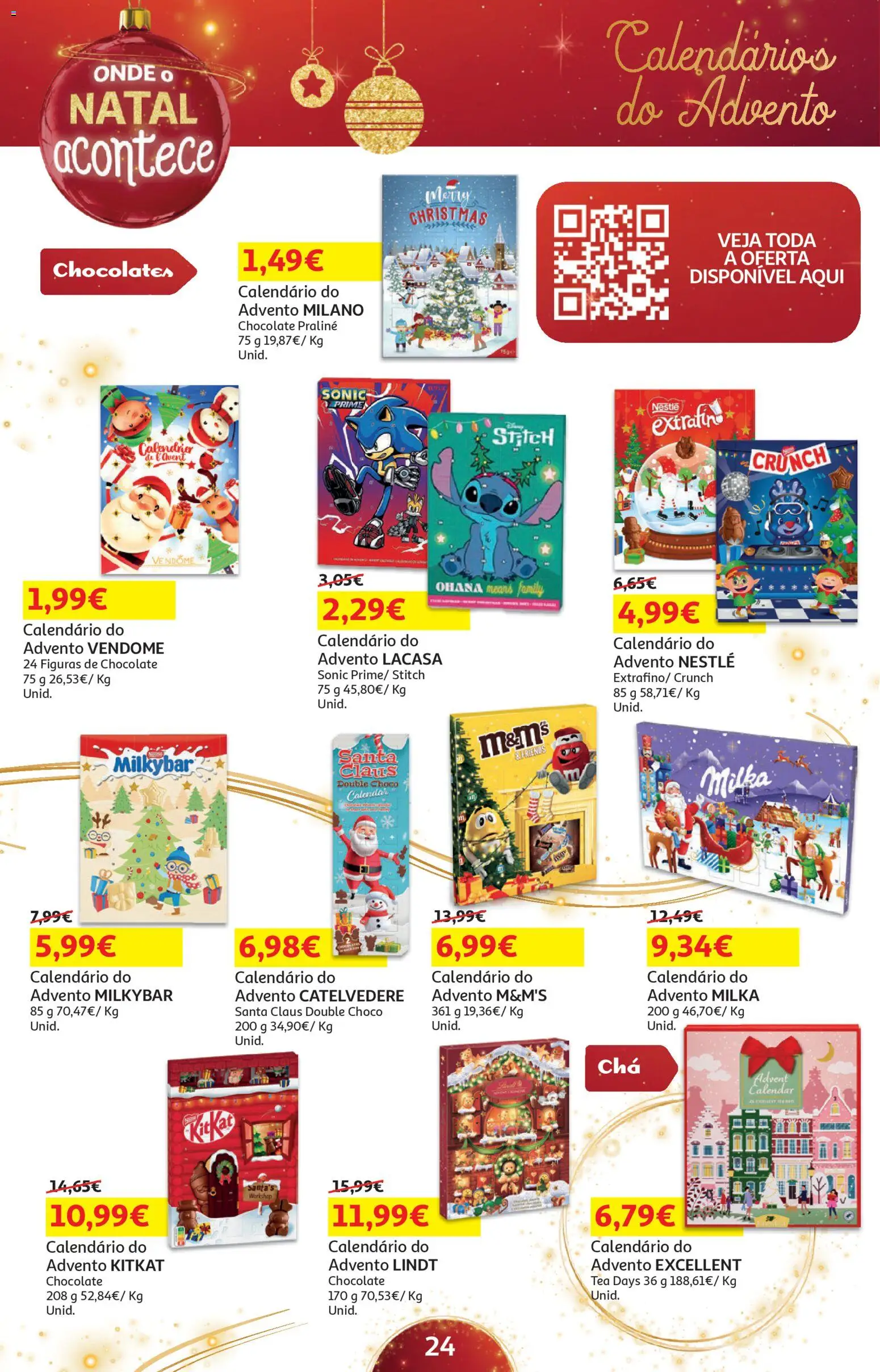 Auchan - Presentes │ válido de 01.11.2025 | Página: 24 | Produtos: Chocolates, Nestlé, Chocolate