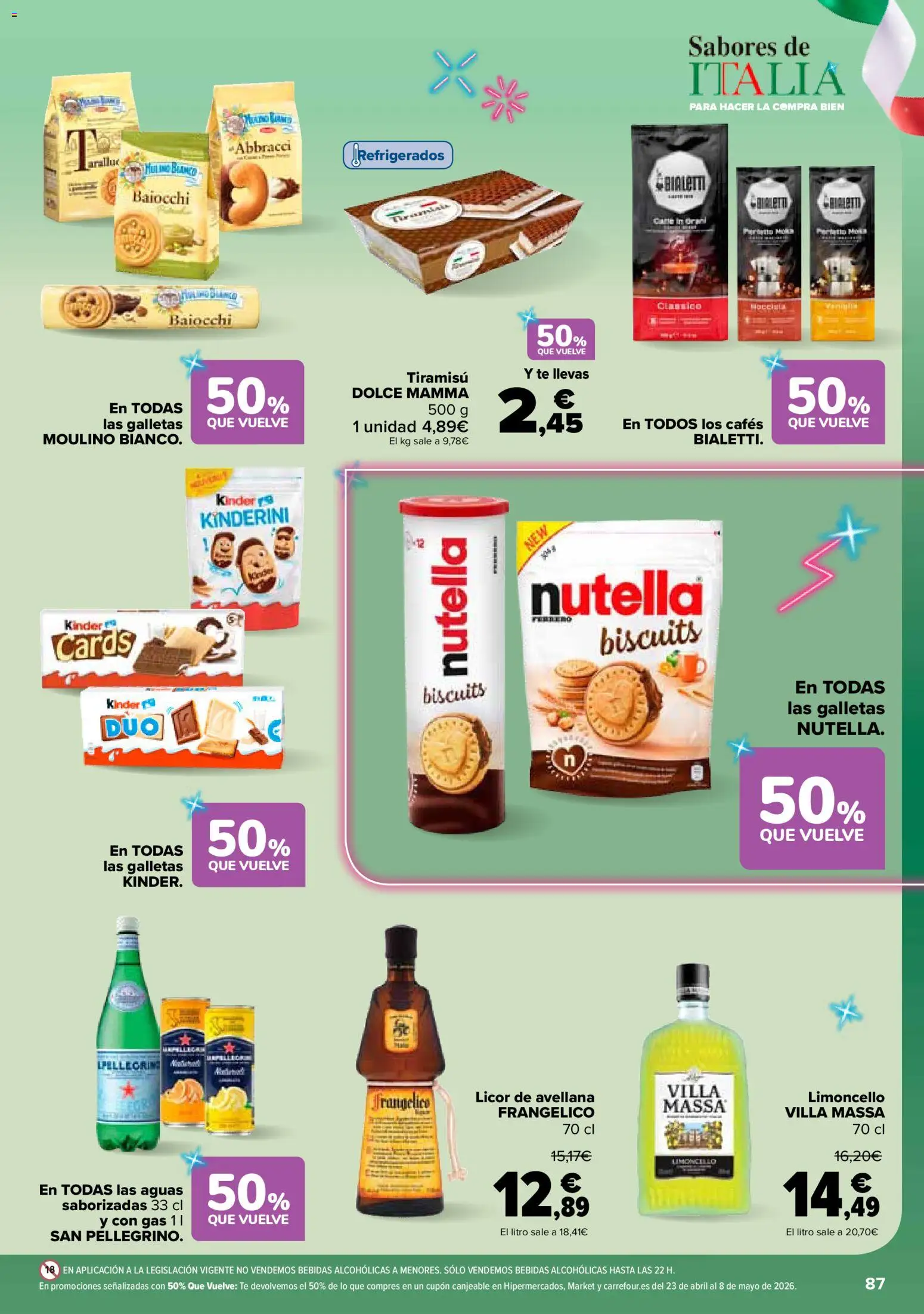 Carrefour folleto │ válido desde el 07.04.2026 | Página: 29 | Productos: Licor, Té, Galletas