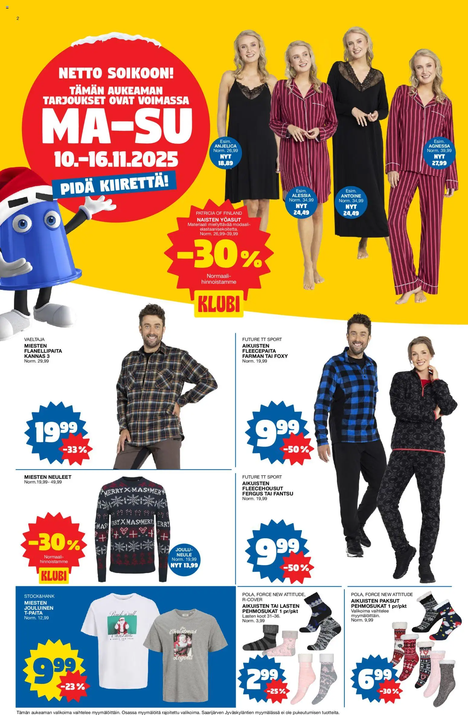 Tokmanni - Black Friday – voimassa 10.11.2025 alkaen | Sivu: 2 | Tuotteet: T-paita, Neule