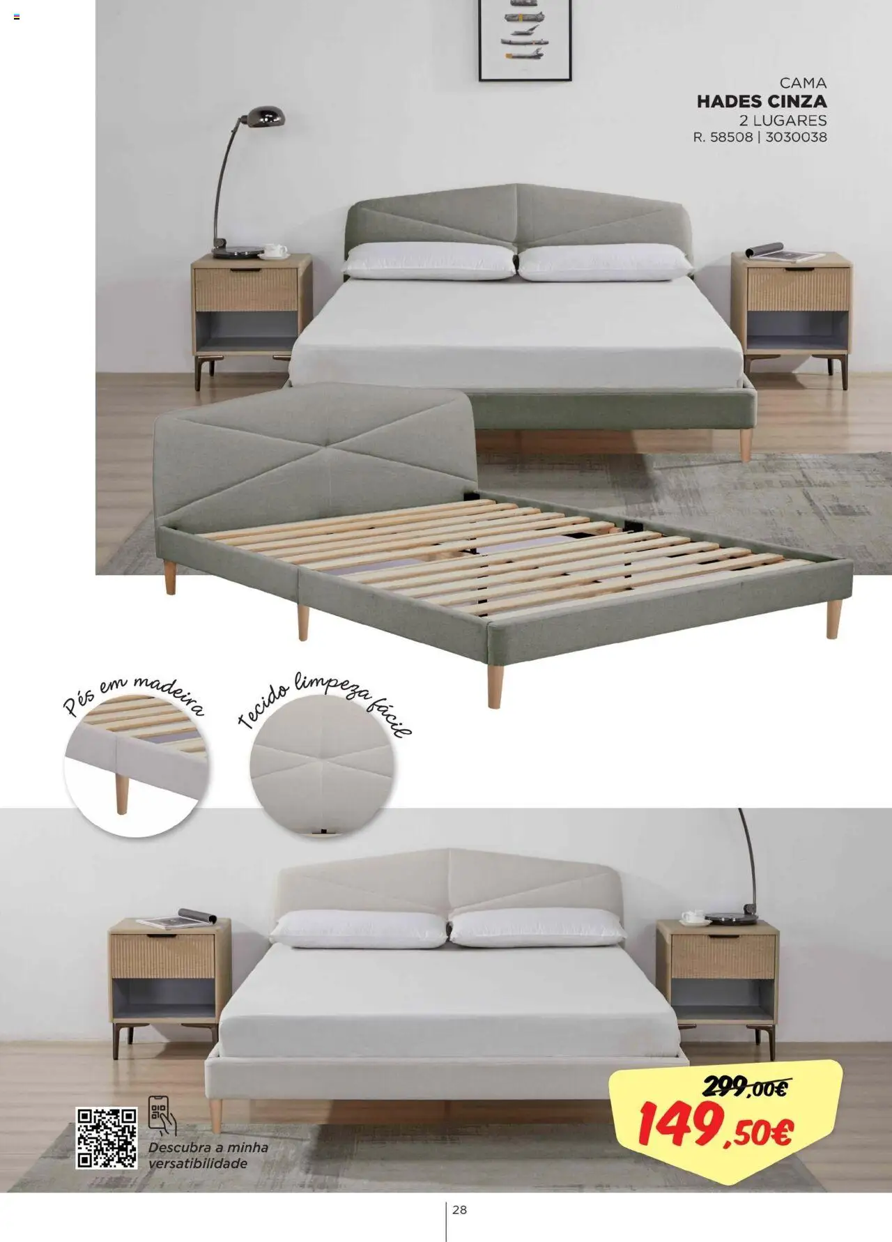 Espaço Casa - Catálogo Kaliási - Sofás Camas │ válido de 21.07.2025 | Página: 28 | Produtos: Cama