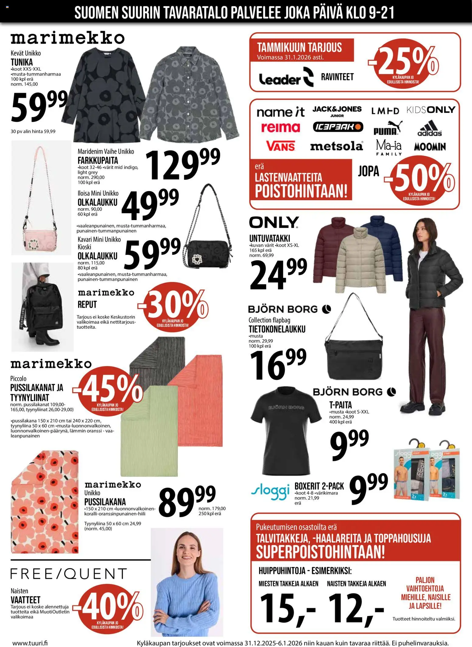 Tuuri tarjoukset – voimassa 31.12.2025 alkaen | Sivu: 3