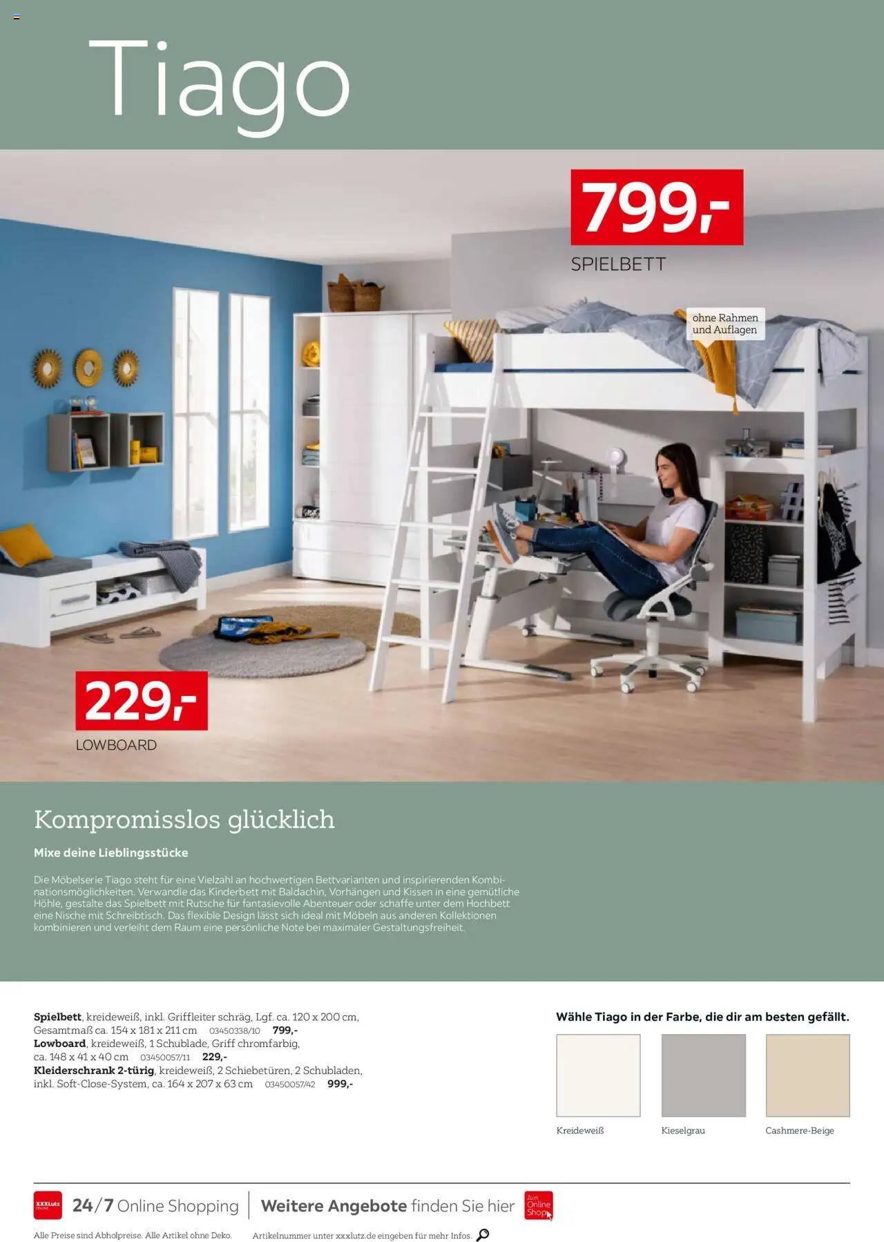 XXXL Lutz Paidi Spezial – gültig ab 18.08.2025 | Seite: 6 | Produkte: Lowboard, Kissen, Kleiderschrank