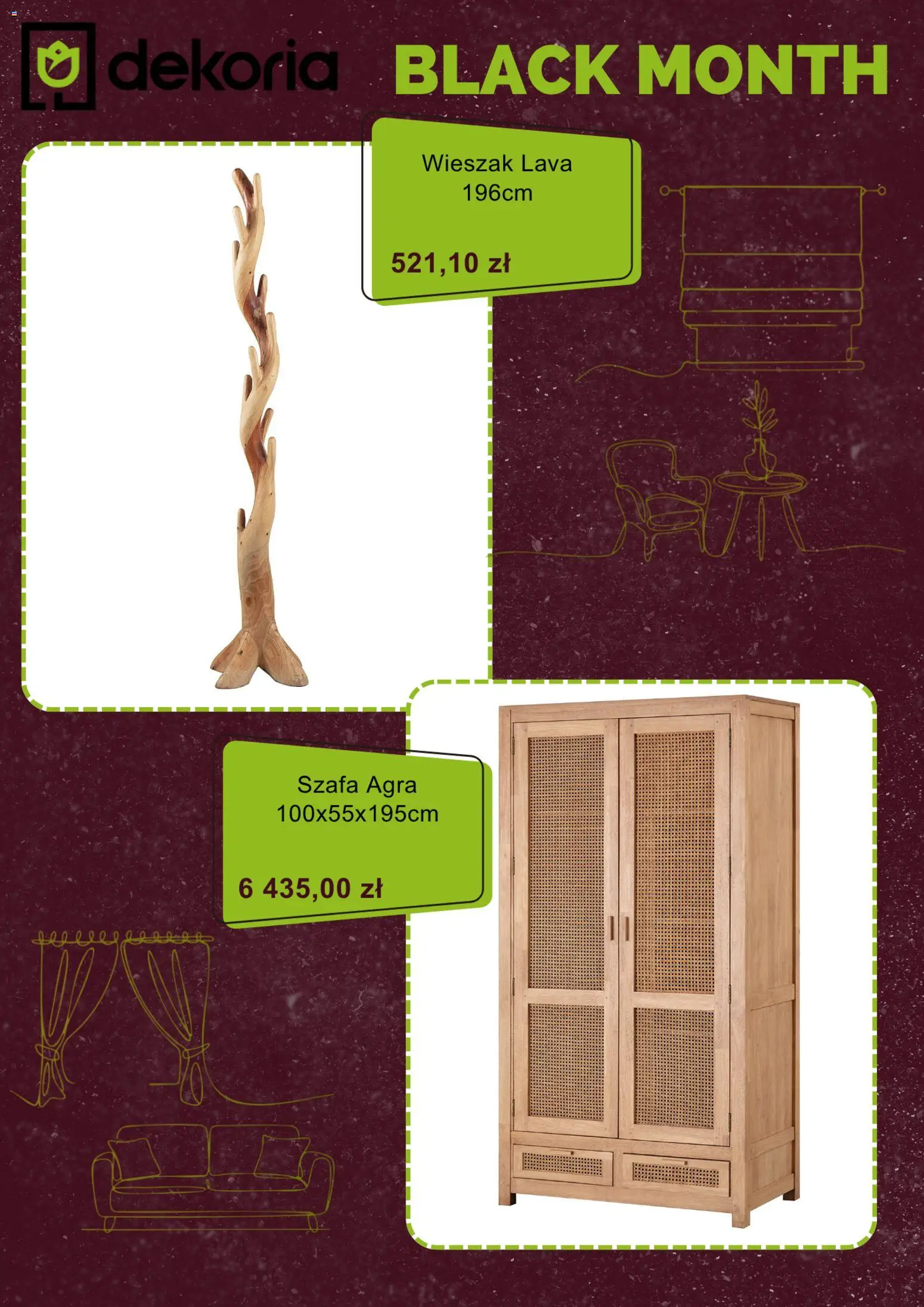 Dekoria Black Friday od 18.11.2025 | Strona: 2 | Produkty: Szafa, Wieszak