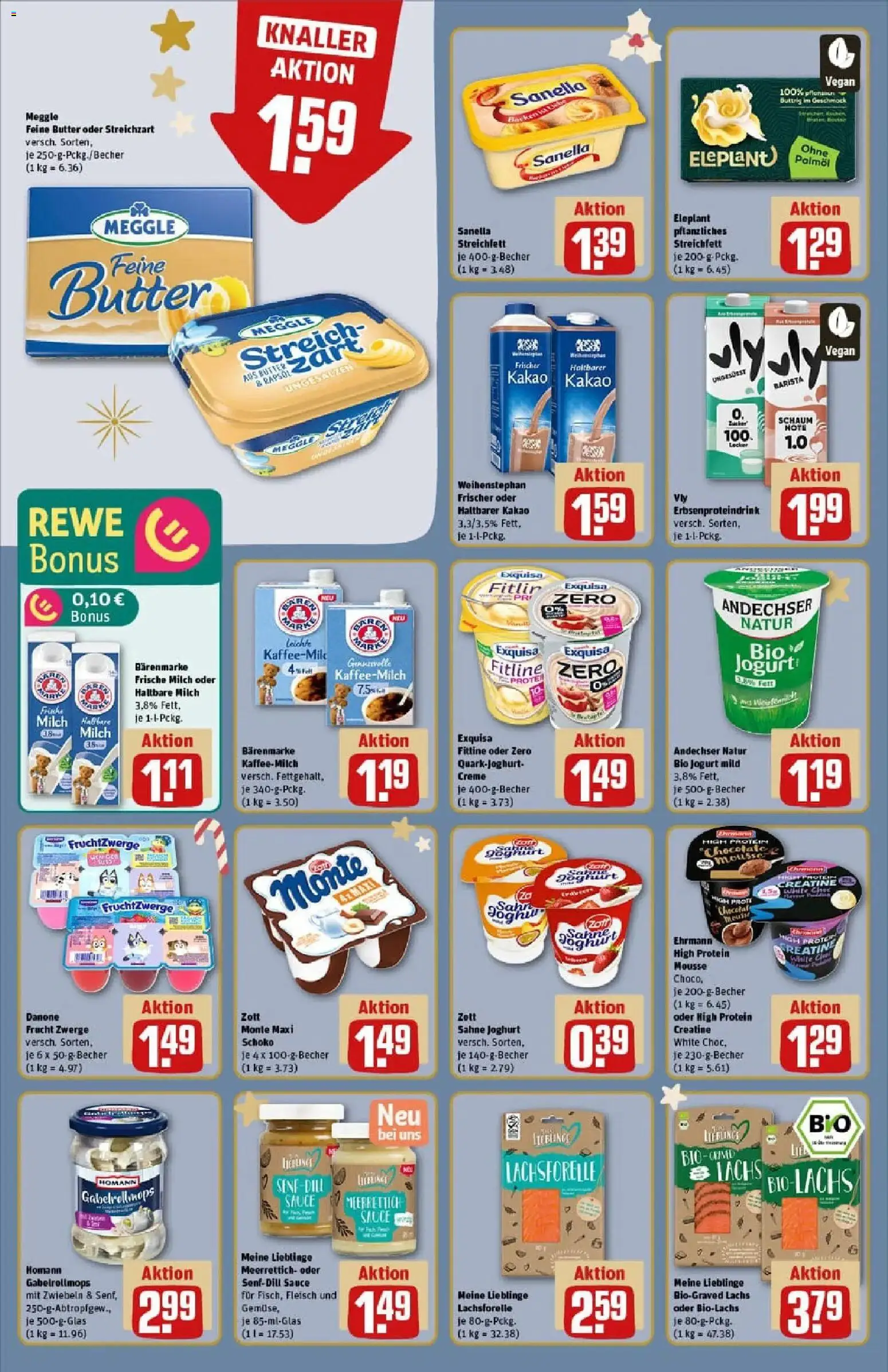 Rewe prospekt Köln / Buchforst	 – gültig ab 07.12.2025 | Seite: 12 | Produkte: Milch, Joghurt, Exquisa, Zwiebeln