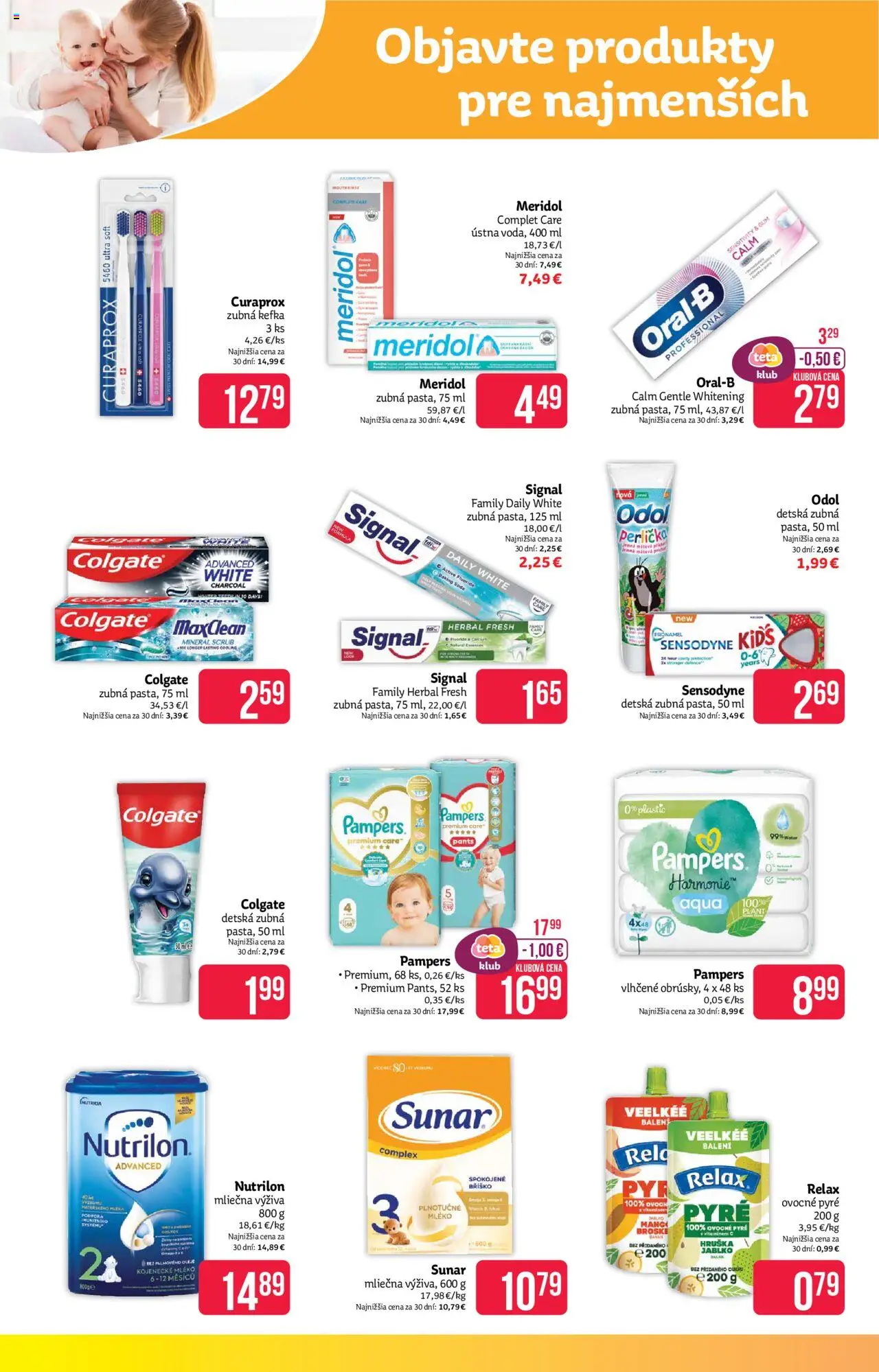 Teta drogerie leták │ platný od 21.07.2025 | Strana: 10 | Produkty: Zubná kefka, Oral-B, Sunar, Curaprox