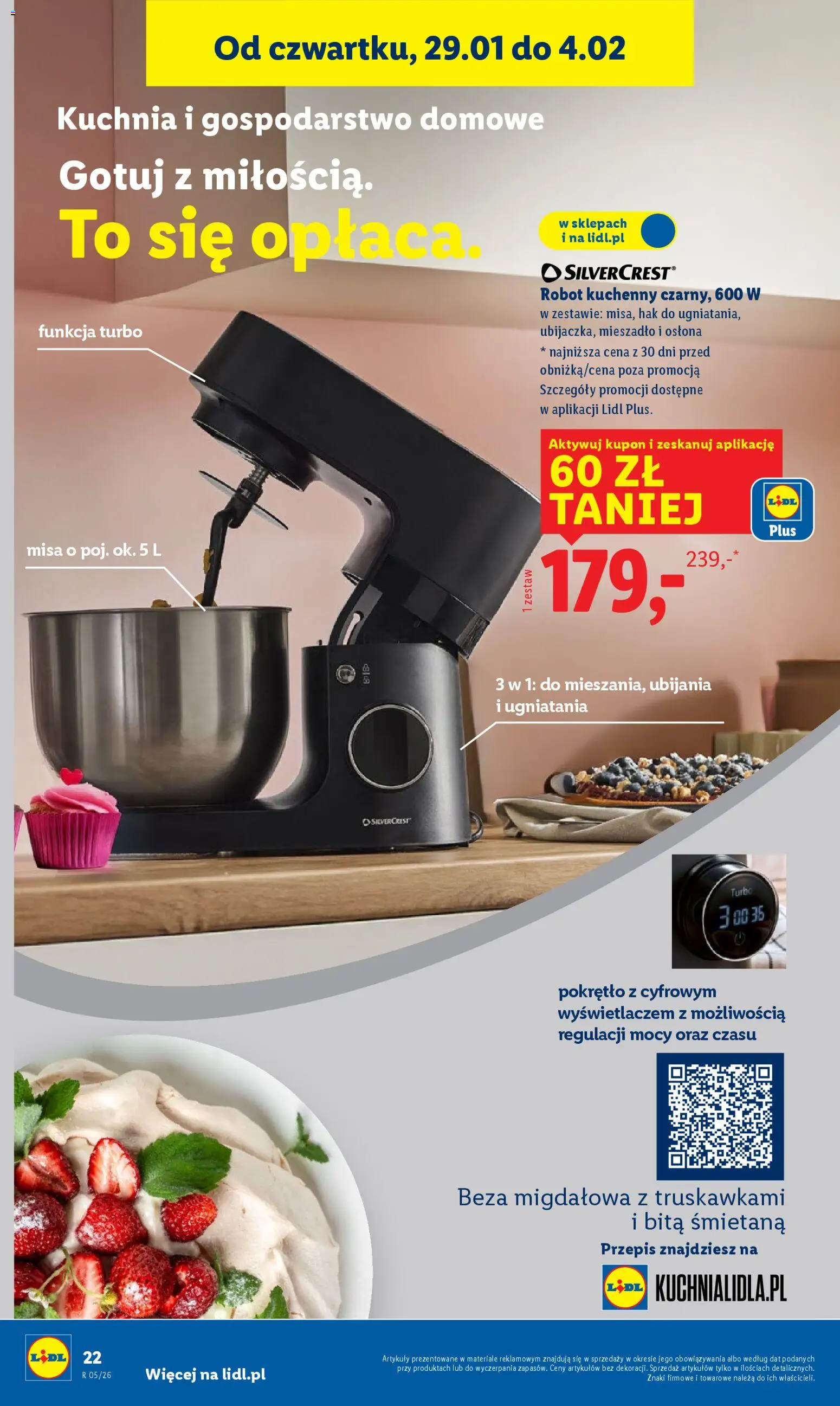 Lidl Katalog od 26.01.2026 | Strona: 26 | Produkty: Robot kuchenny, Robot, Śmietana