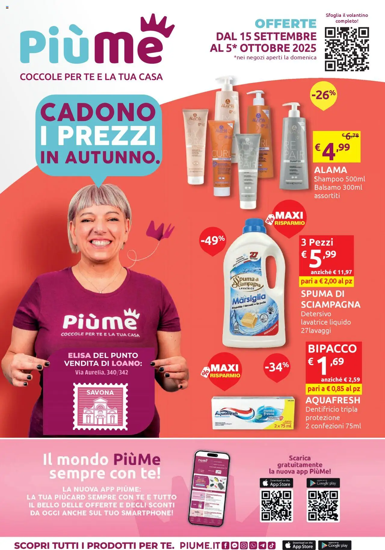 Volantino IperSoap del 15.09.2025 | Pagina: 1 | Prodotti: Dentifricio, Tè, Lavatrice, Menta