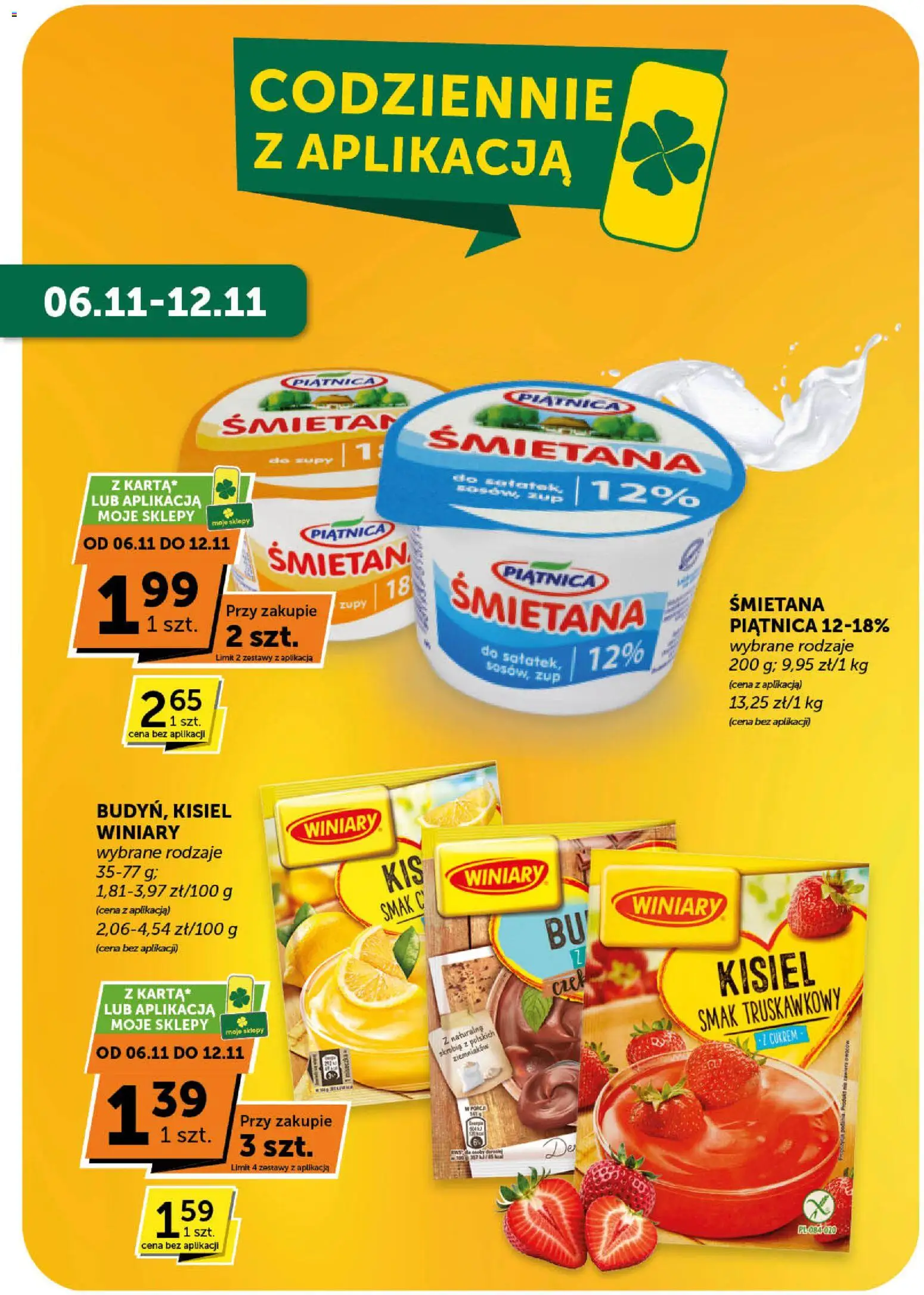 Groszek Gazetka - Minimarket od 30.10.2025 | Strona: 19 | Produkty: Śmietana