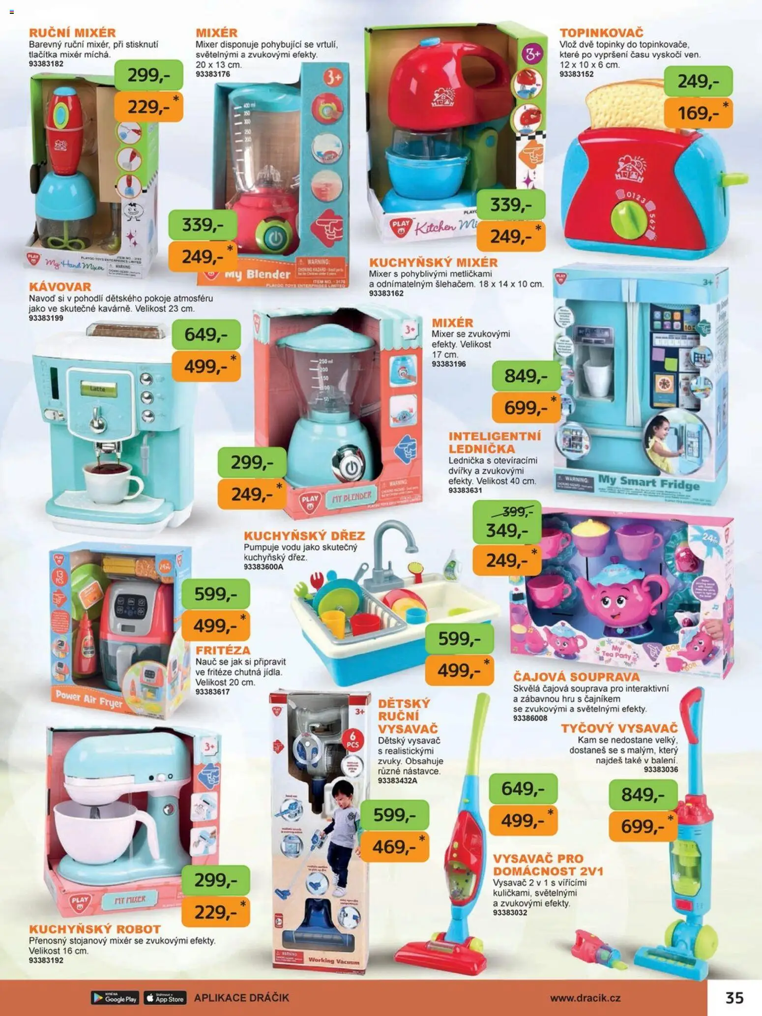 Dráčik leták od 03.10.2025 | Strana: 41 | Produkty: Kuchyňský robot, Kávovar, Vysavač, Dětský vysavač