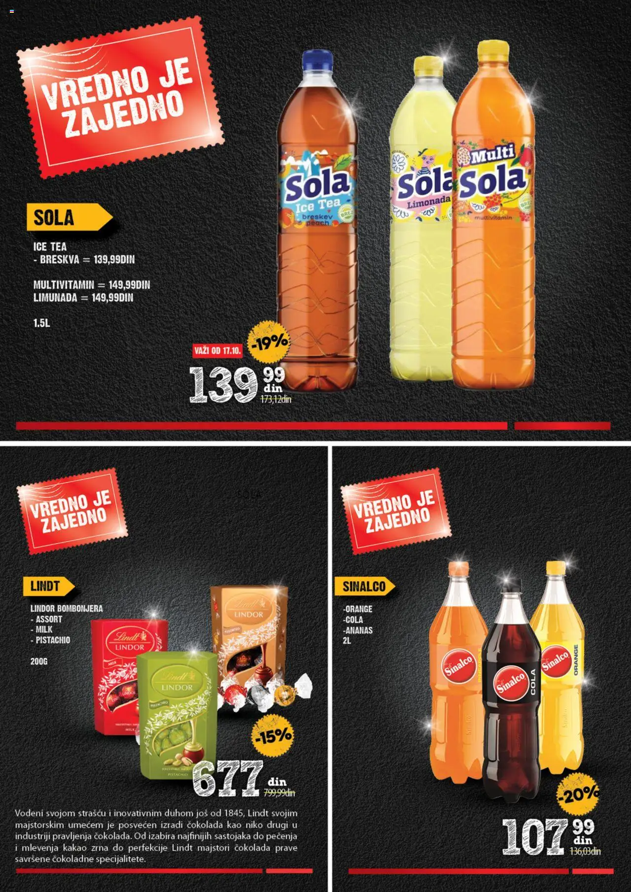 Idea katalog - važi od 16.10.2025 | Strana: 21 | Proizvode: Ananas, Lindt, Čokolada, Breskva