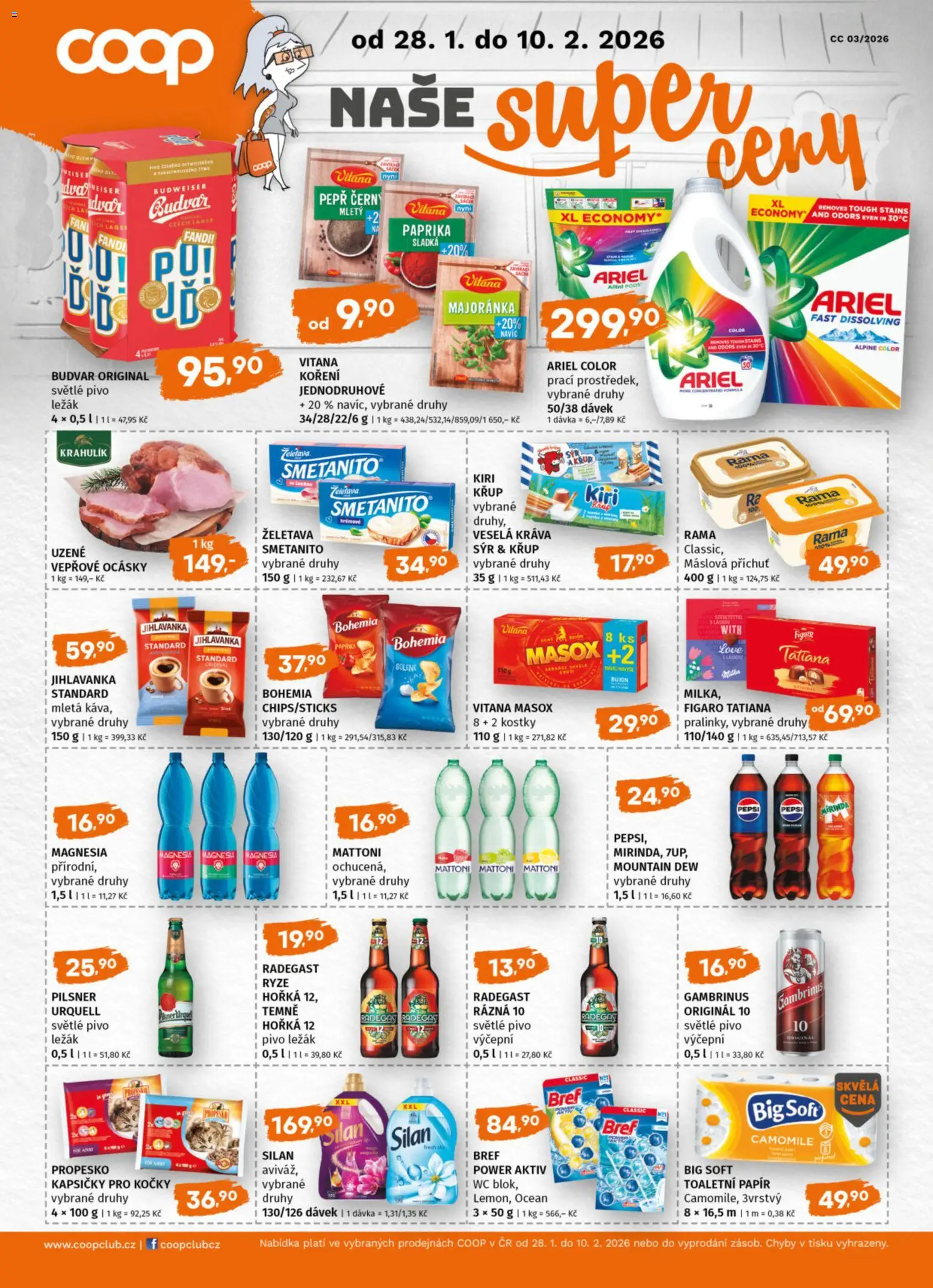 Terno leták - Blatná, Strakonice od 28.01.2026 | Strana: 17 | Produkty: Budvar, Sýr, Mountain Dew, Kostky