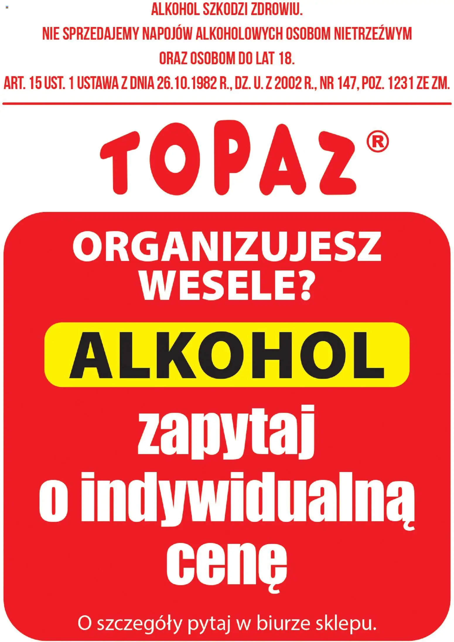 Topaz Gazetka alkoholowa od 01.03.2026 | Strona: 2 | Produkty: Alkohol
