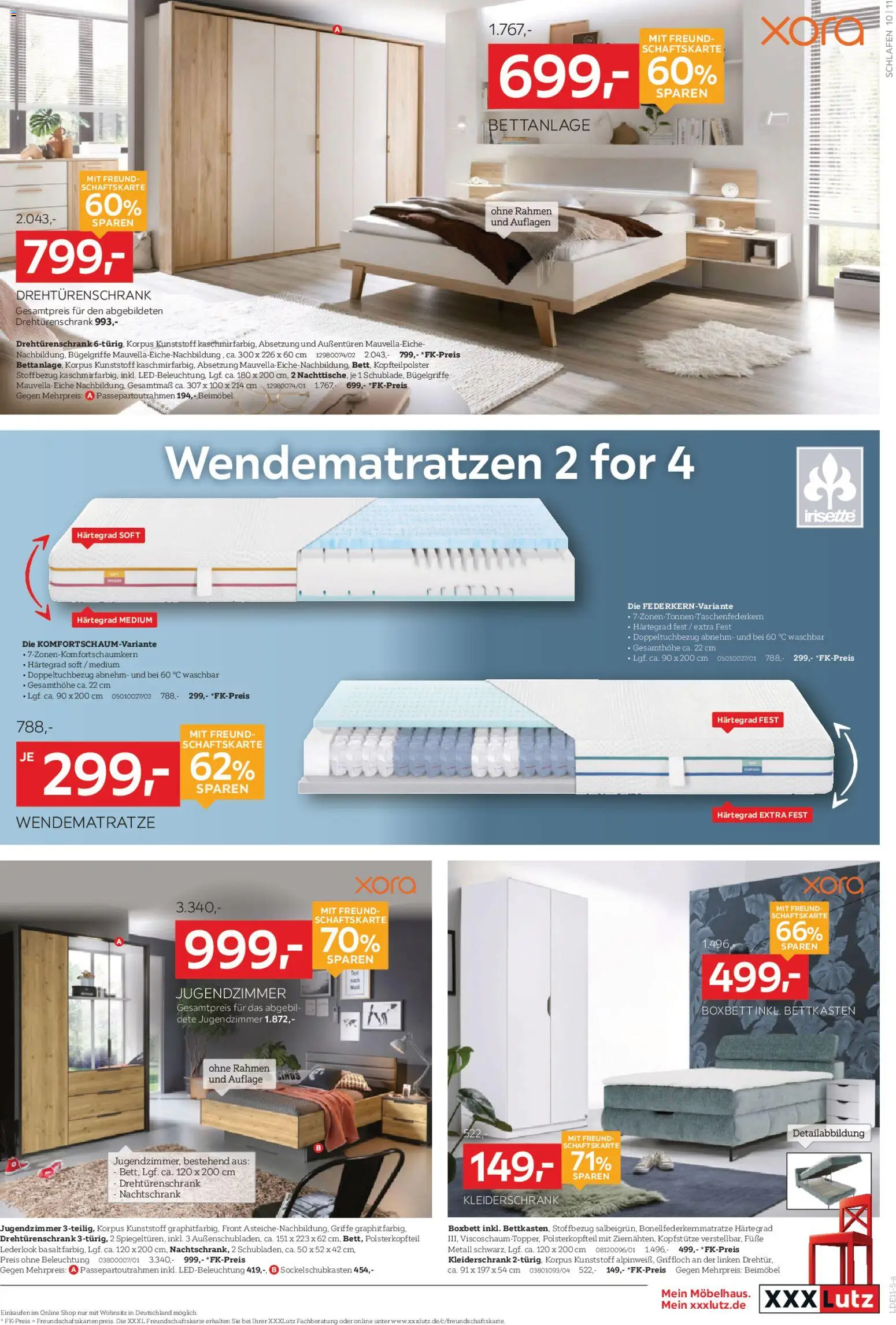 XXXL Lutz Prospekt 	 – gültig ab 26.10.2025 | Seite: 19 | Produkte: Kleiderschrank, Drehtürenschrank