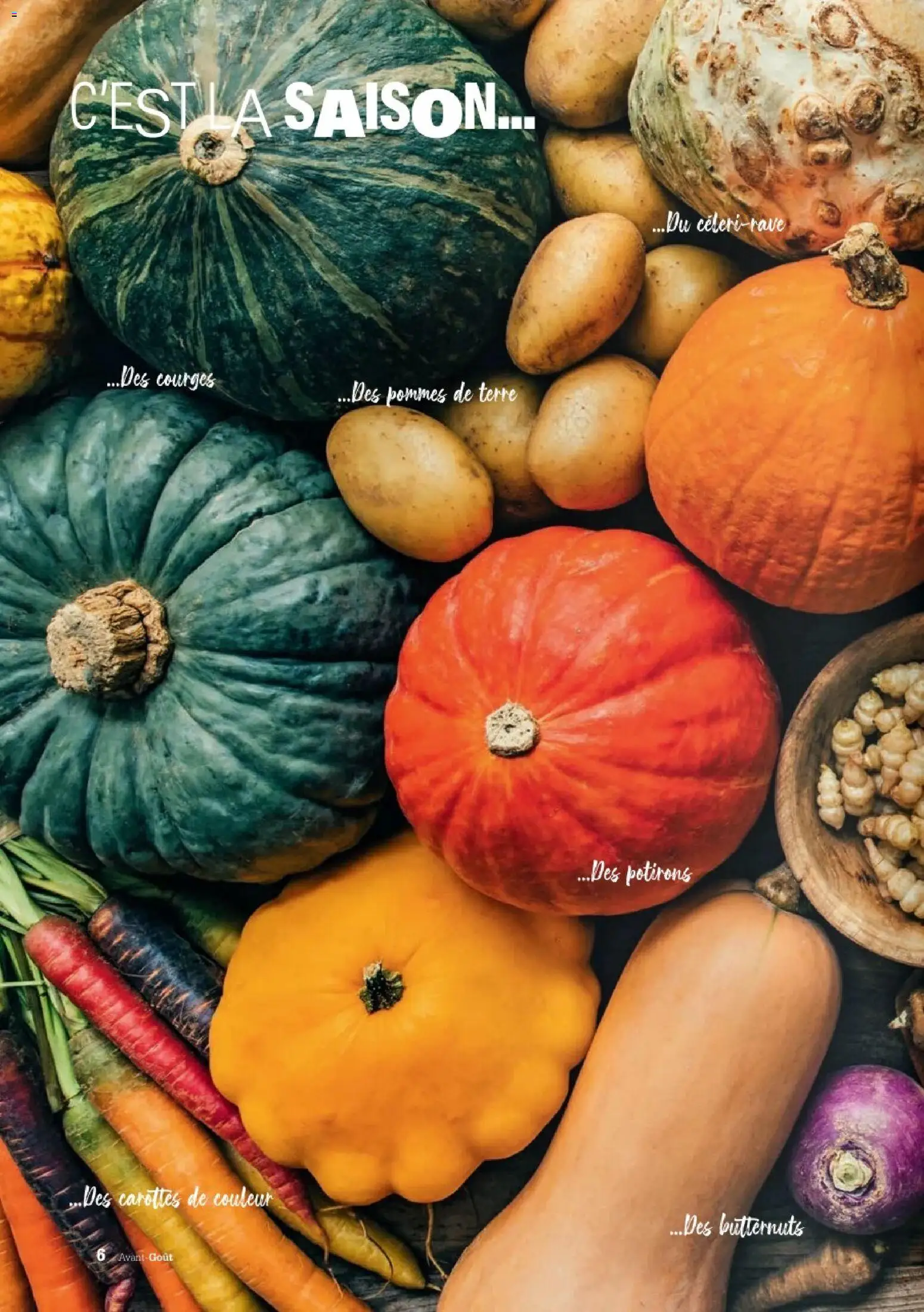 {H1} | Page: 6 | Produits: Carottes, Pommes, Pommes de terre