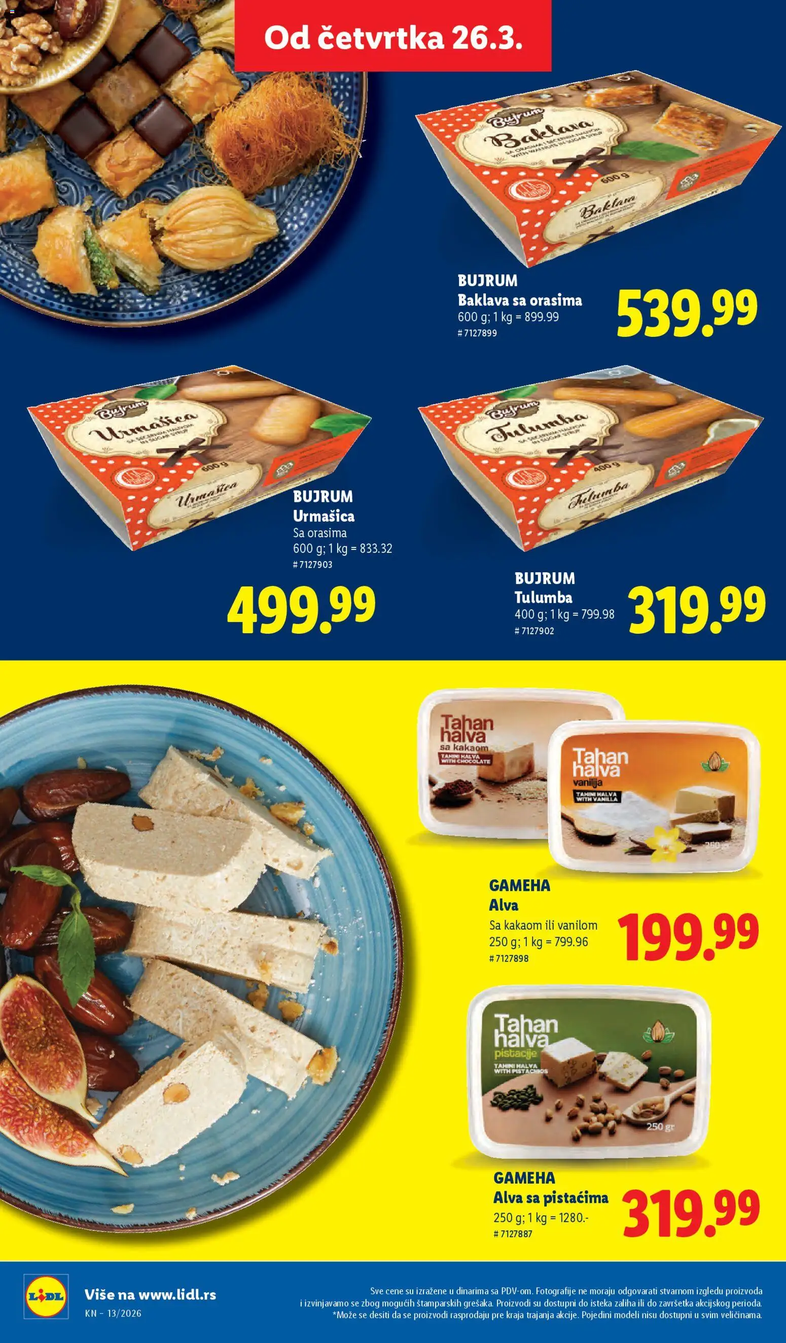 Lidl katalog - važi od 26.03.2026 | Strana: 46 | Proizvode: Baklava