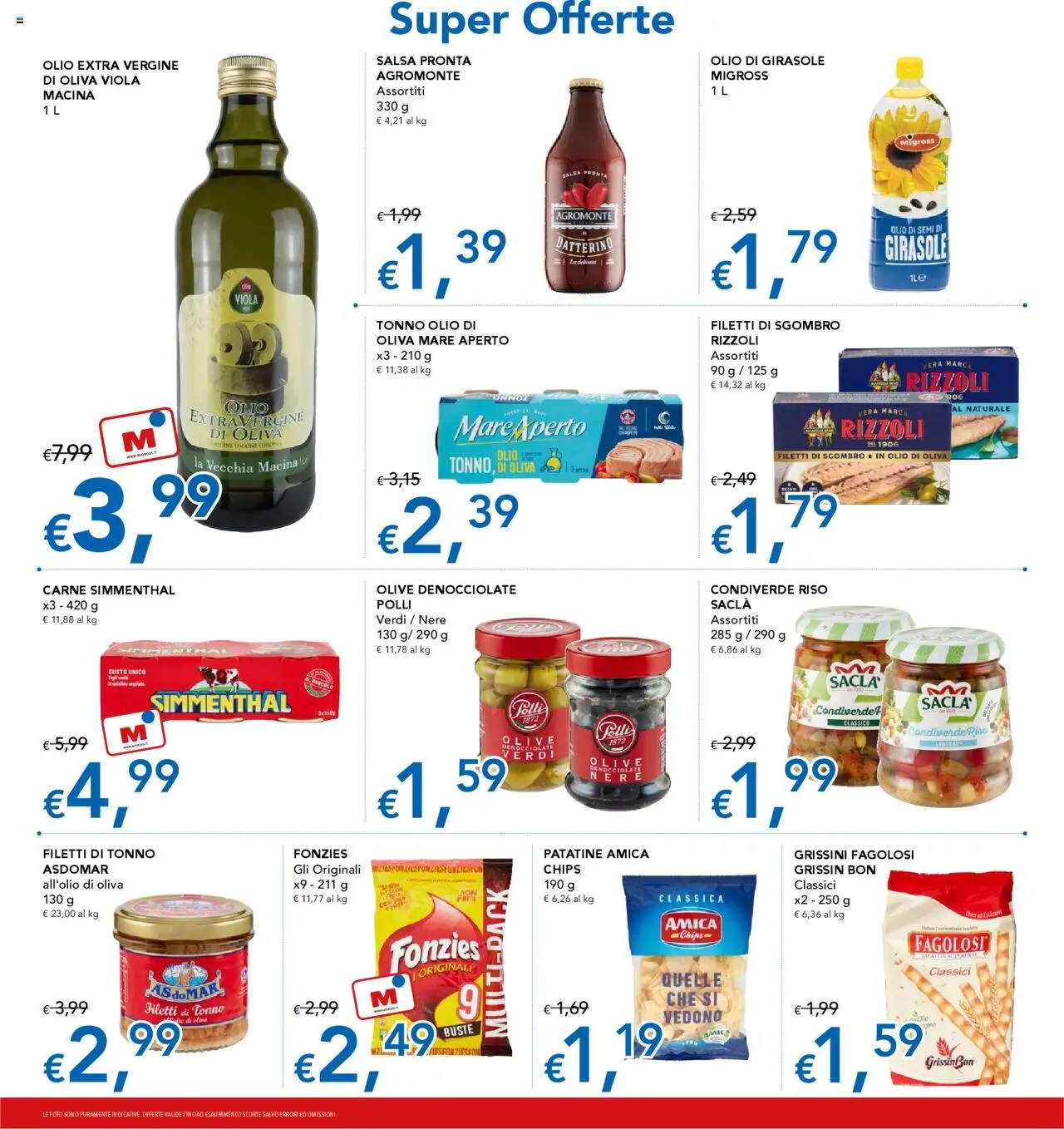Volantino Migross del 13.08.2025 | Pagina: 10 | Prodotti: Salsa, Tonno, Olio di girasole, Sgombro