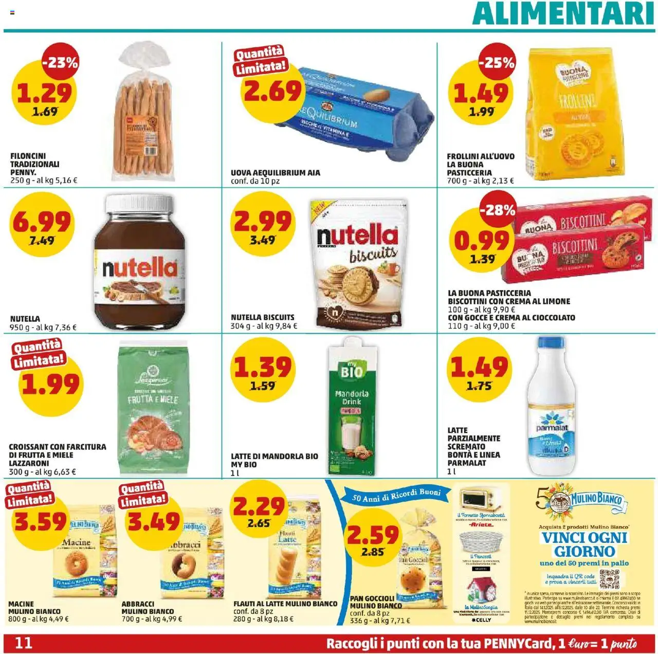 Volantino PENNY del 10.09.2025 | Pagina: 11 | Prodotti: Cioccolato, Frutta, Sveglia, Croissant