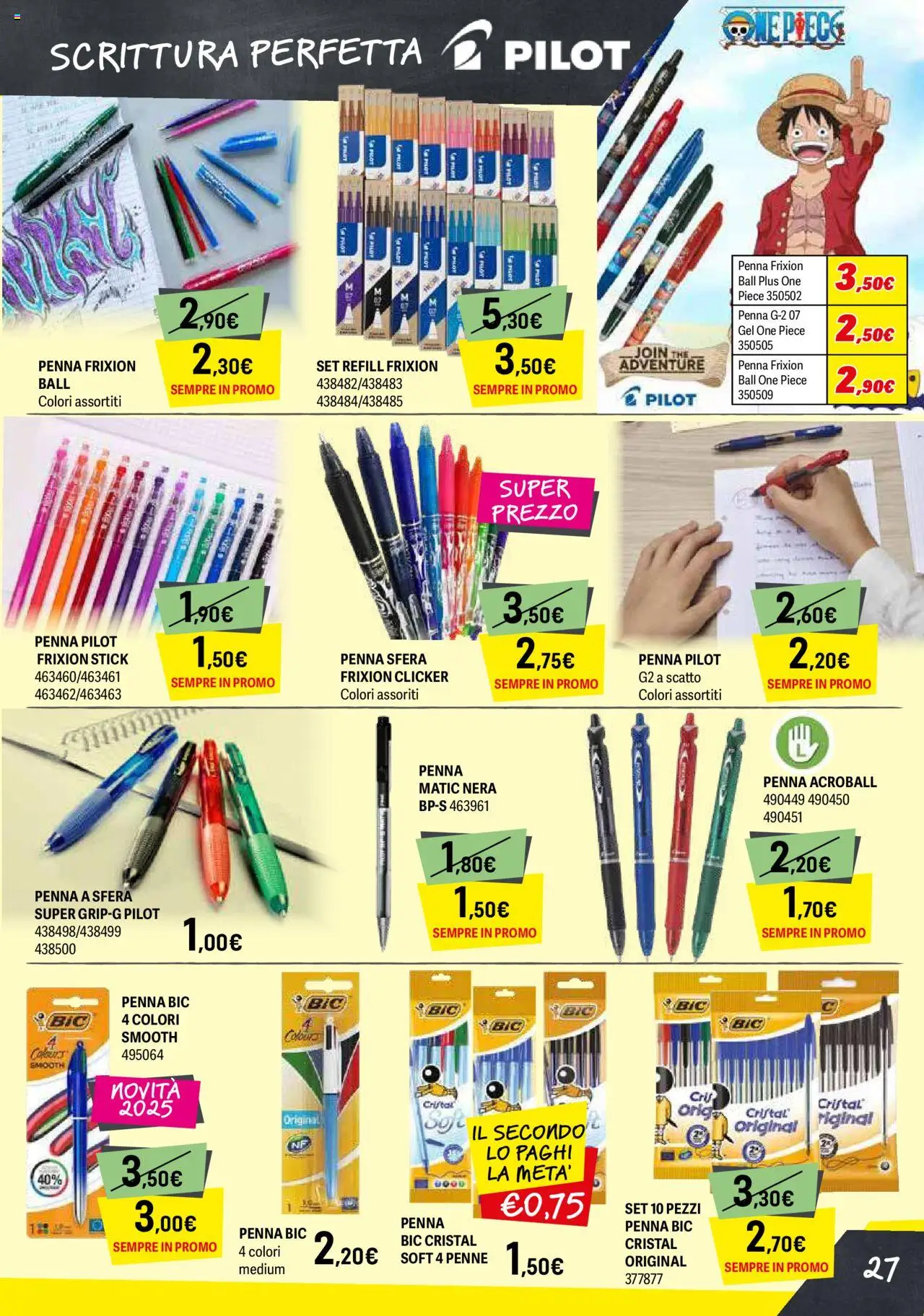 Volantino Orizzonte del 04.08.2025 | Pagina: 27 | Prodotti: The, Penne