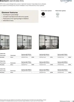 Preview of B&Q - Furniture & storage valid from 16.12.2025 | Page: 65 | Products: Mirror, Door, Doors, Wardrobe