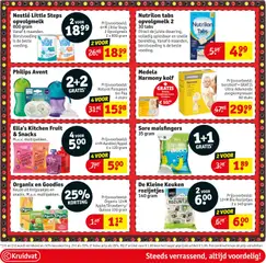 Ella's Kitchen Fruit & Snacks, 4+M Aardbei/Appel 4 x 120 gram - Voorbeeld van een folder van Kruidvat, geldig van 26.01.2026 | Pagina: 69