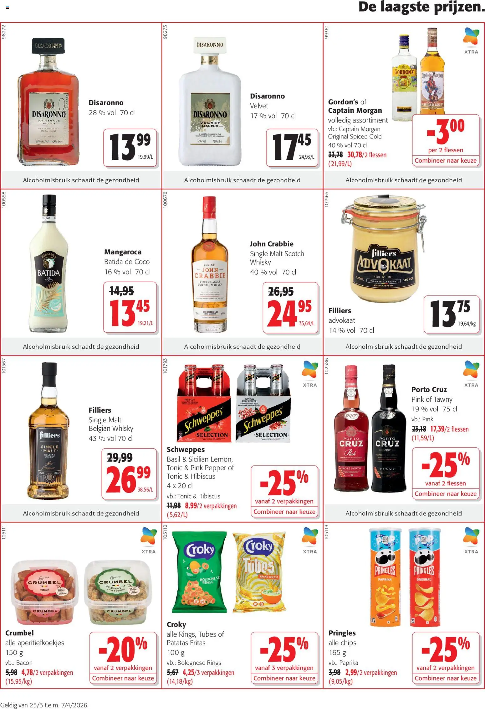 {H1} | Pagina: 2 | Producten: Bacon, Chips, Whisky, Pringles