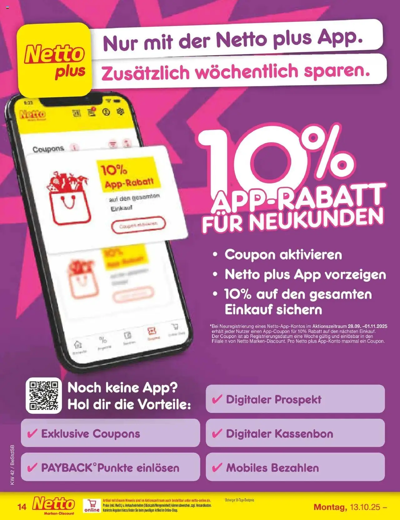 Netto Marken-Discount Prospekt 	 – gültig ab 13.10.2025 | Seite: 16