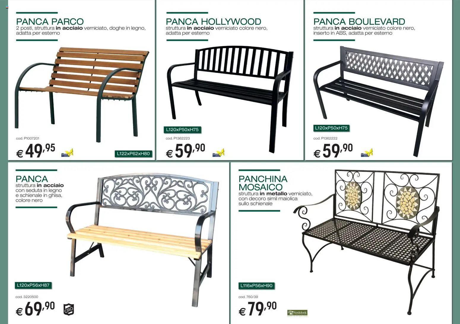 Volantino Brico OK del 05.03.2026 | Pagina: 14 | Prodotti: Panca, Panchina