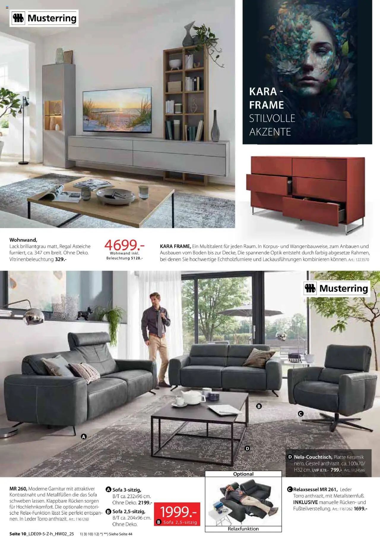 Zurbrüggen Wohnen – gültig ab 28.09.2025 | Seite: 18 | Produkte: Relaxsessel, Wohnwand, Sofa, Regal