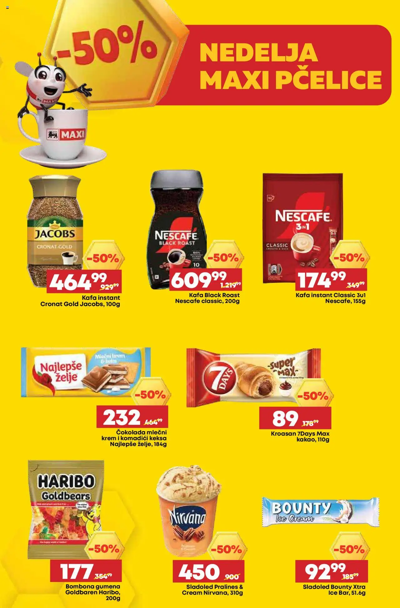Tempo katalog - važi od 07.08.2025 | Strana: 6 | Proizvode: Instant kafa, Bounty, Haribo, 7days