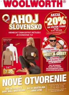 Woolworth leták platný od 16.10.2025