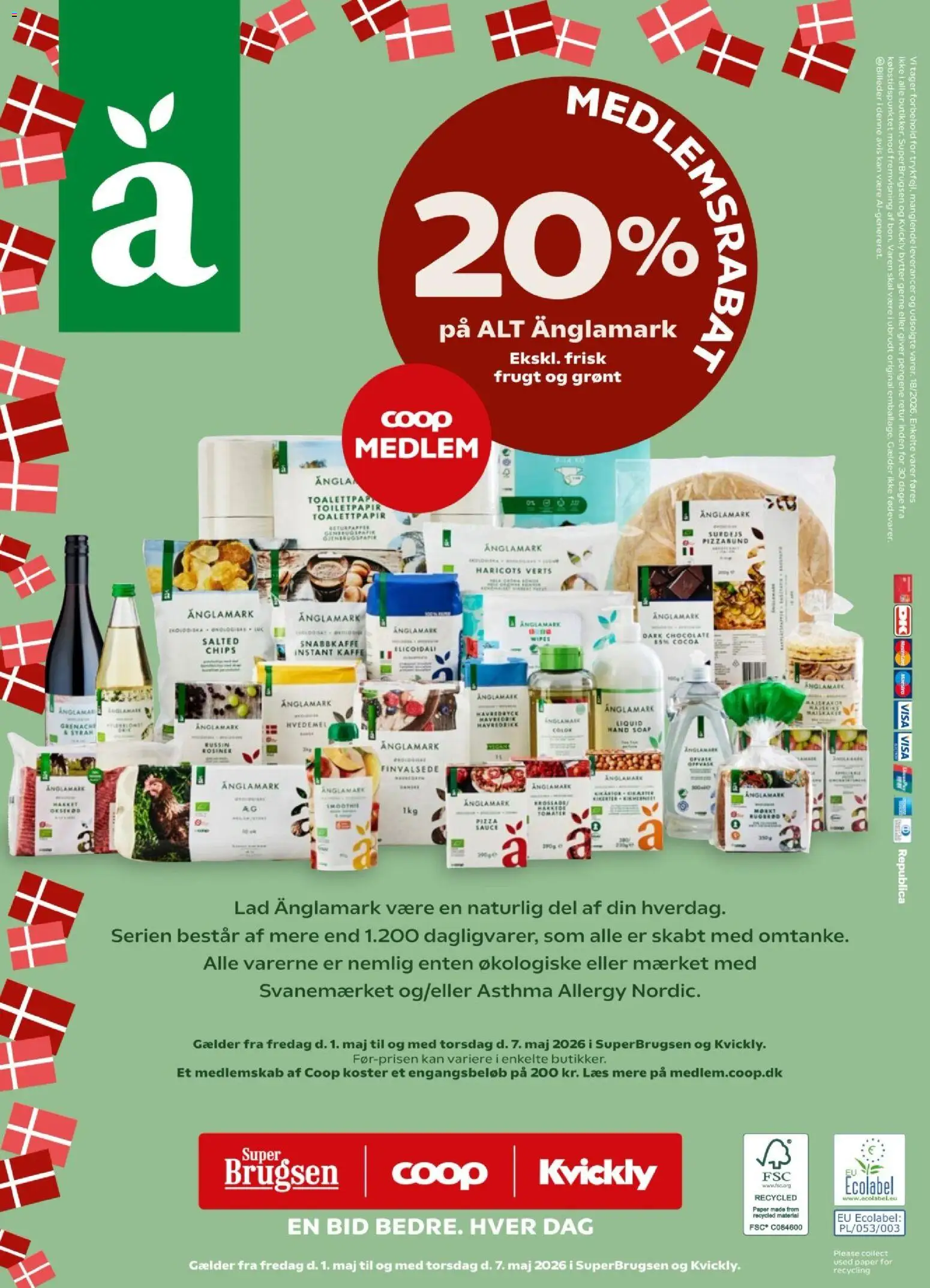 Super Brugsen tilbudsavis – gyldig fra 01.05.2026 | Side: 42 | Produkter: Kaffe, Chips, Søm, Instant Kaffe