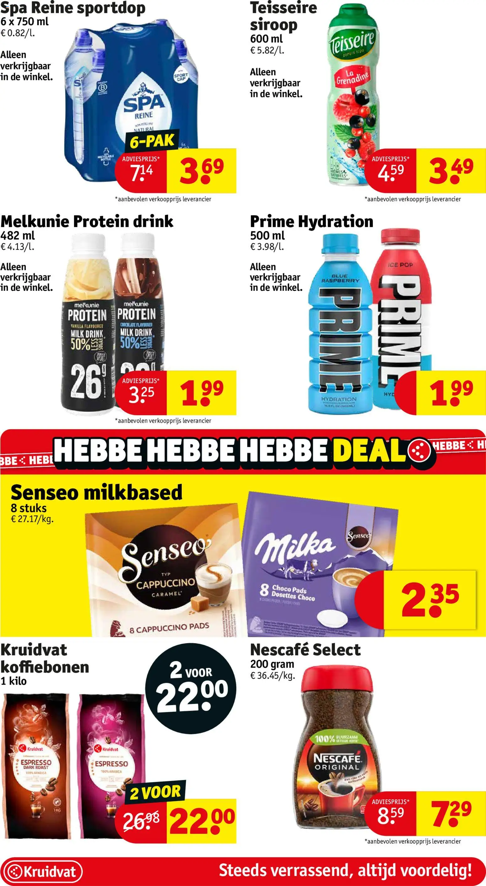 {H1} | Pagina: 61 | Producten: Pads, Nescafe, Cappuccino, Koffiebonen