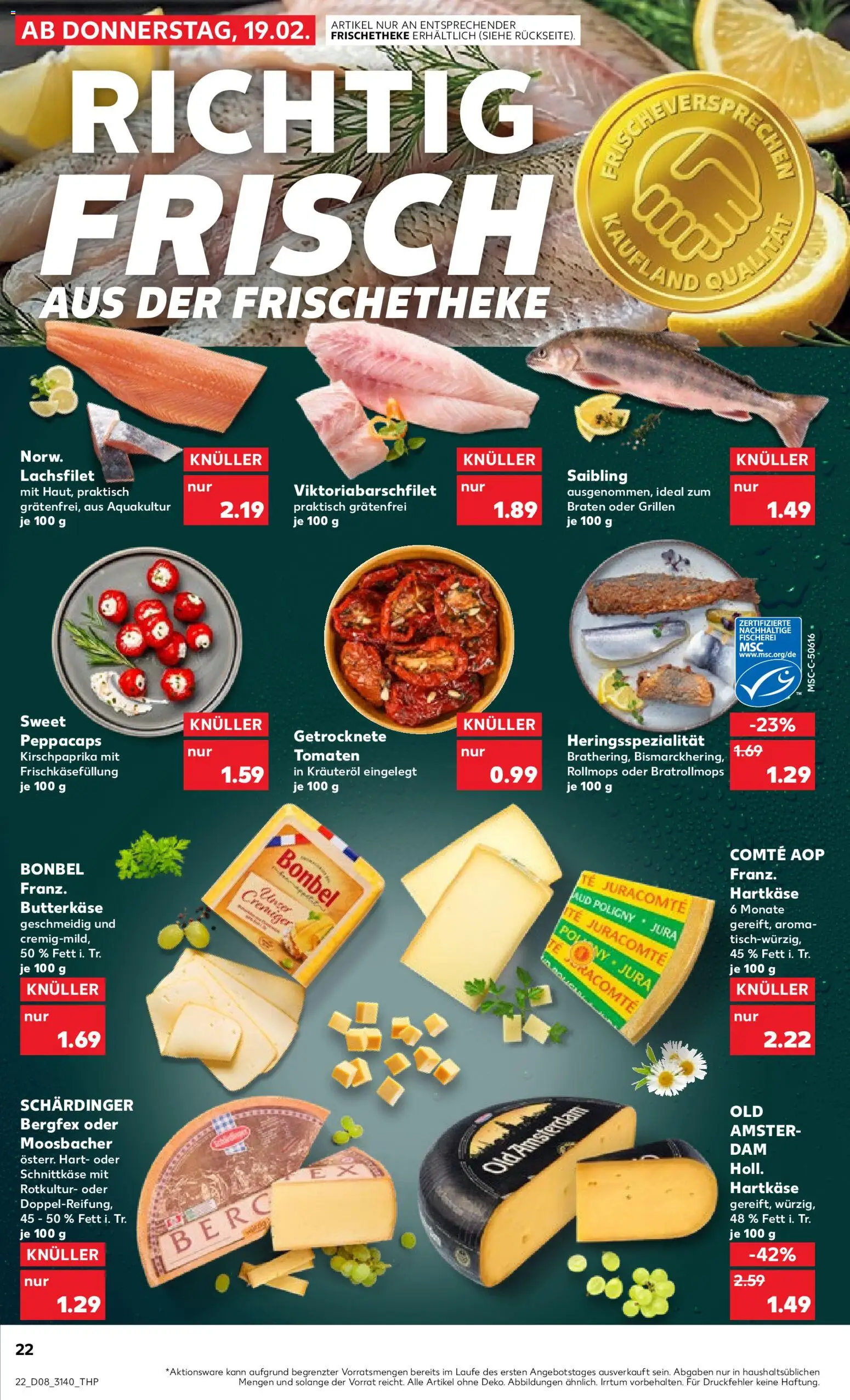 Kaufland prospekt Leipzig	 – gültig ab 19.02.2026 | Seite: 22 | Produkte: Butter, Tomaten