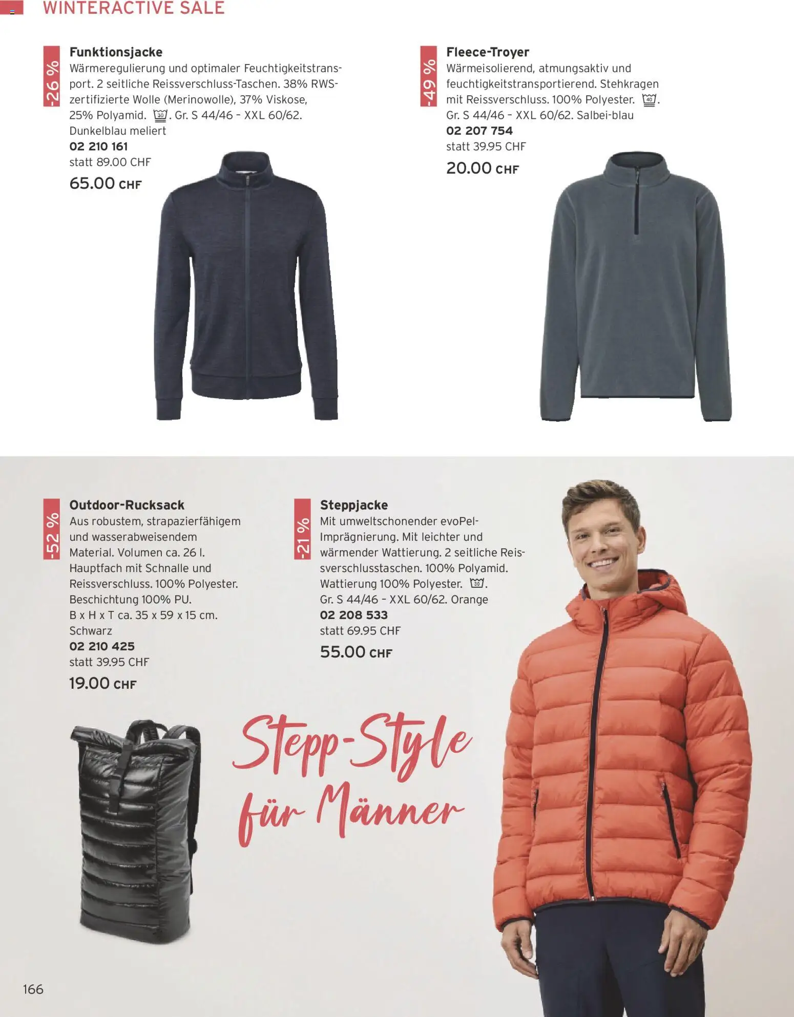 Tchibo Aktionen – gültig ab 24.02.2026 | Seite: 166 | Produkte: Steppjacke, Reis