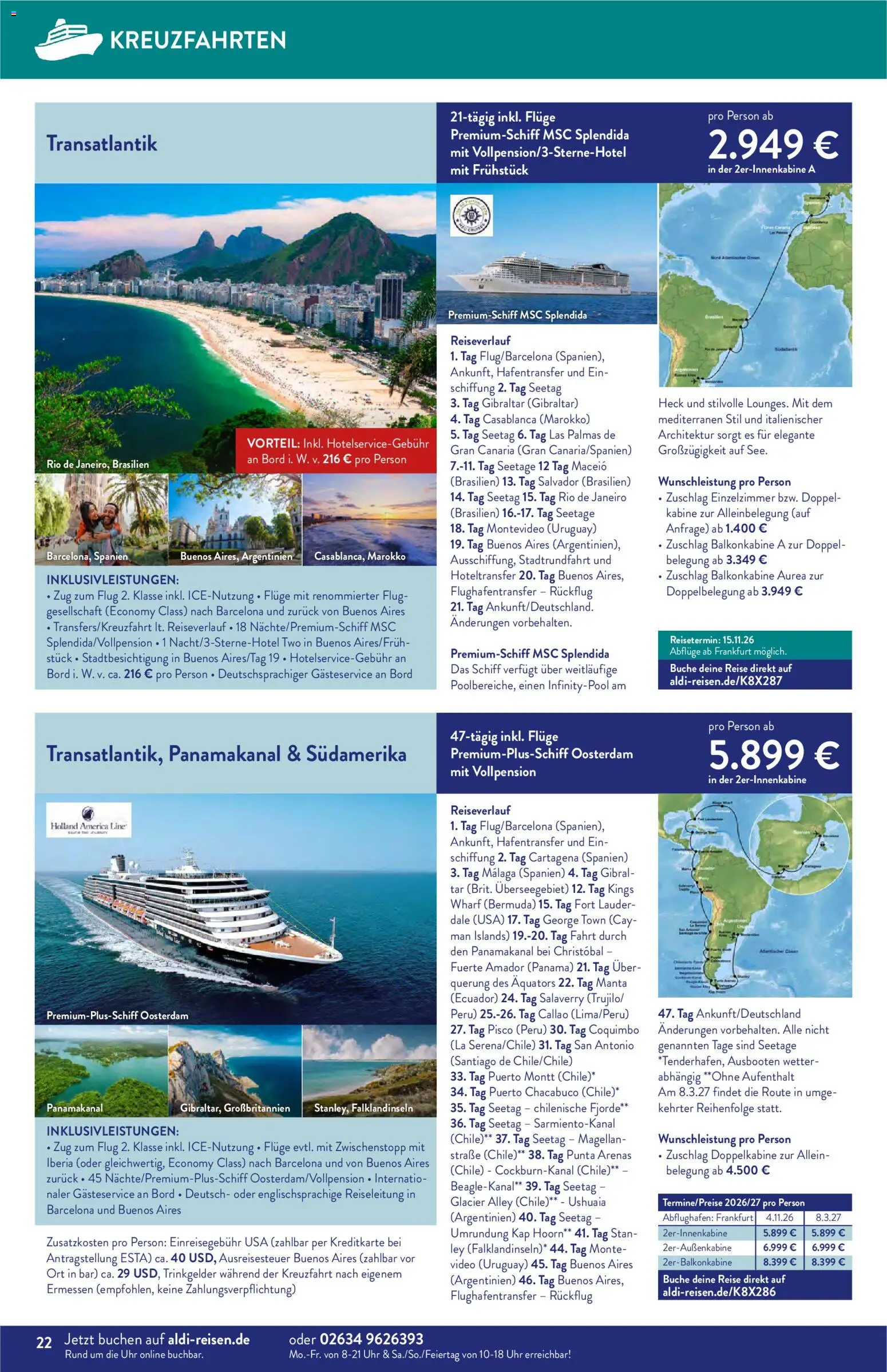 Aldi Reisen Prospekt 	 – gültig ab 01.04.2026 | Seite: 22