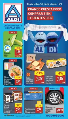 Vista previa Aldi folleto Canarias válido desde el 09.03.2026