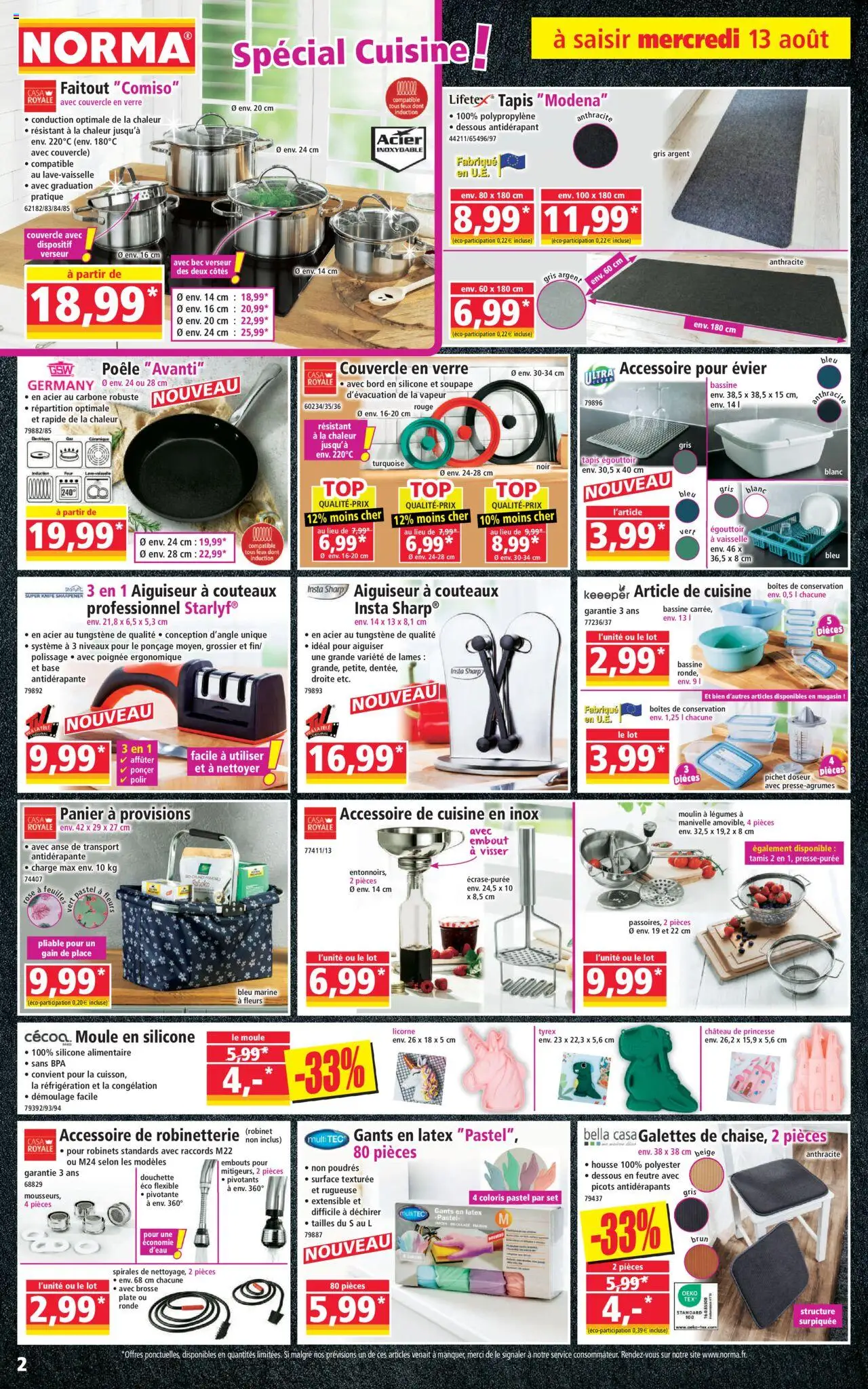  | Page: 2 | Produits: Égouttoir, Panier, Tapis, Gants