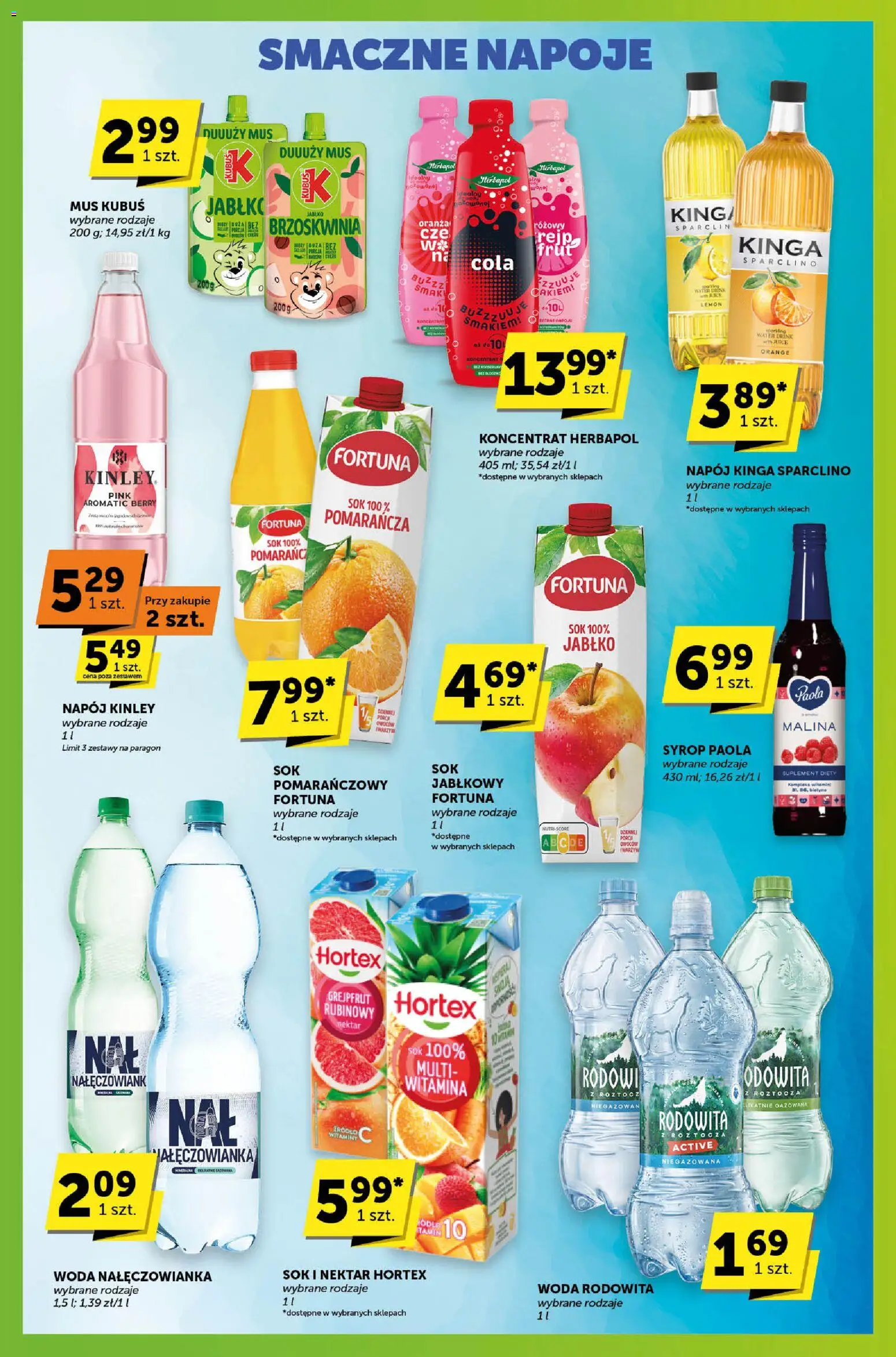 ABC Gazetka - Sprawdź, co więcej od 19.02.2026 | Strona: 8 | Produkty: Brzoskwinia, Syrop, Sok, Woda