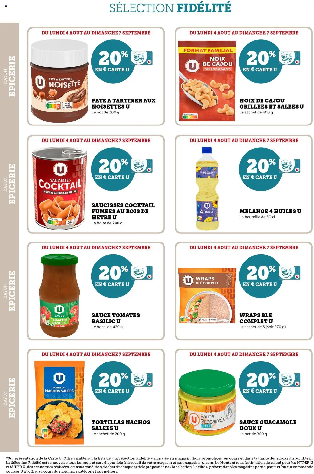  | Page: 10 | Produits: Noisette, Nachos, Huile, Tomates