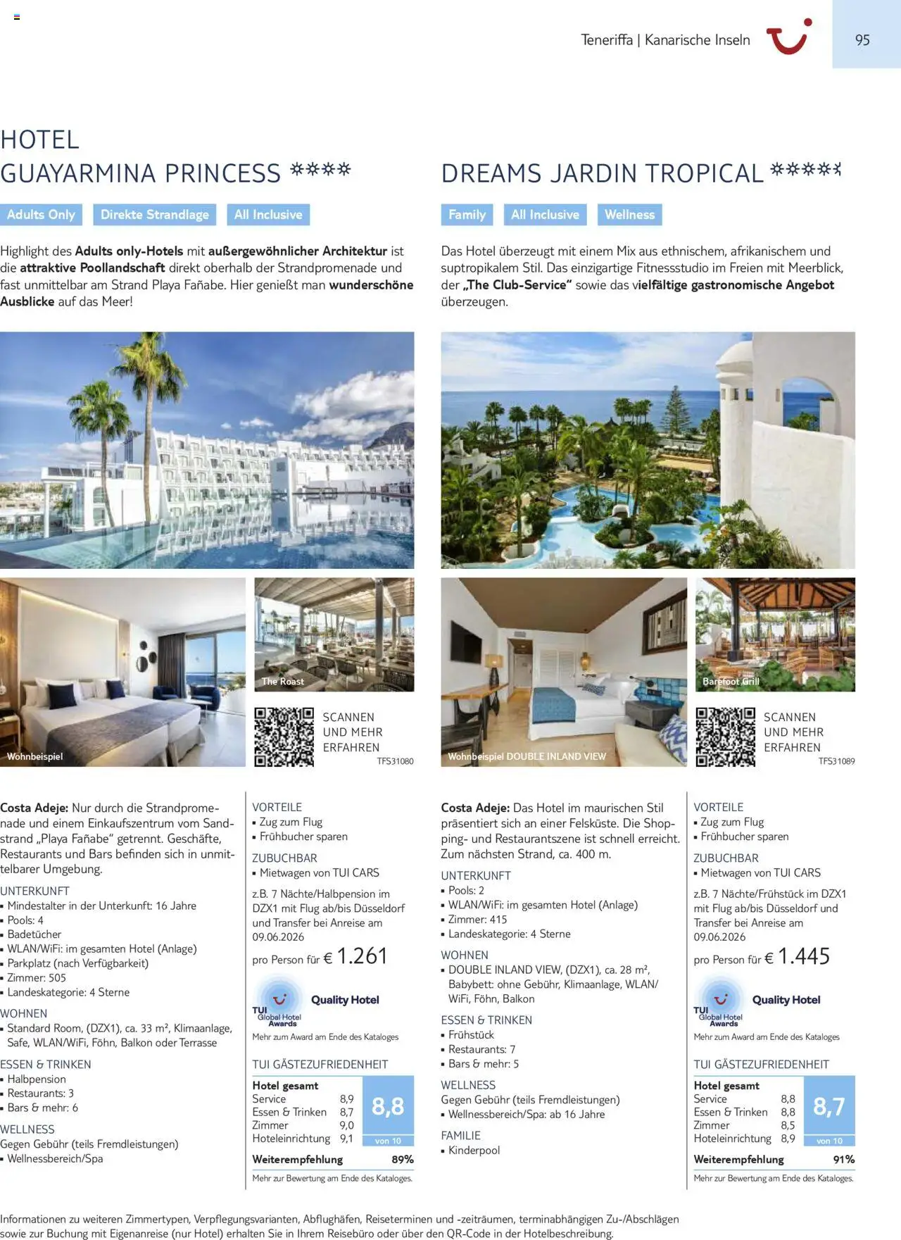TUI Prospekt Kanaren, Kapverden & Senegal 2025/26	  – gültig ab 01.11.2025 | Seite: 95 | Produkte: Grill, Babybett