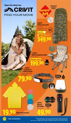 Náhled letáku Lidl leták od 20.04.2026 | Strana: 32 | Produkty: LED svítilna, Židle, Pončo, LED