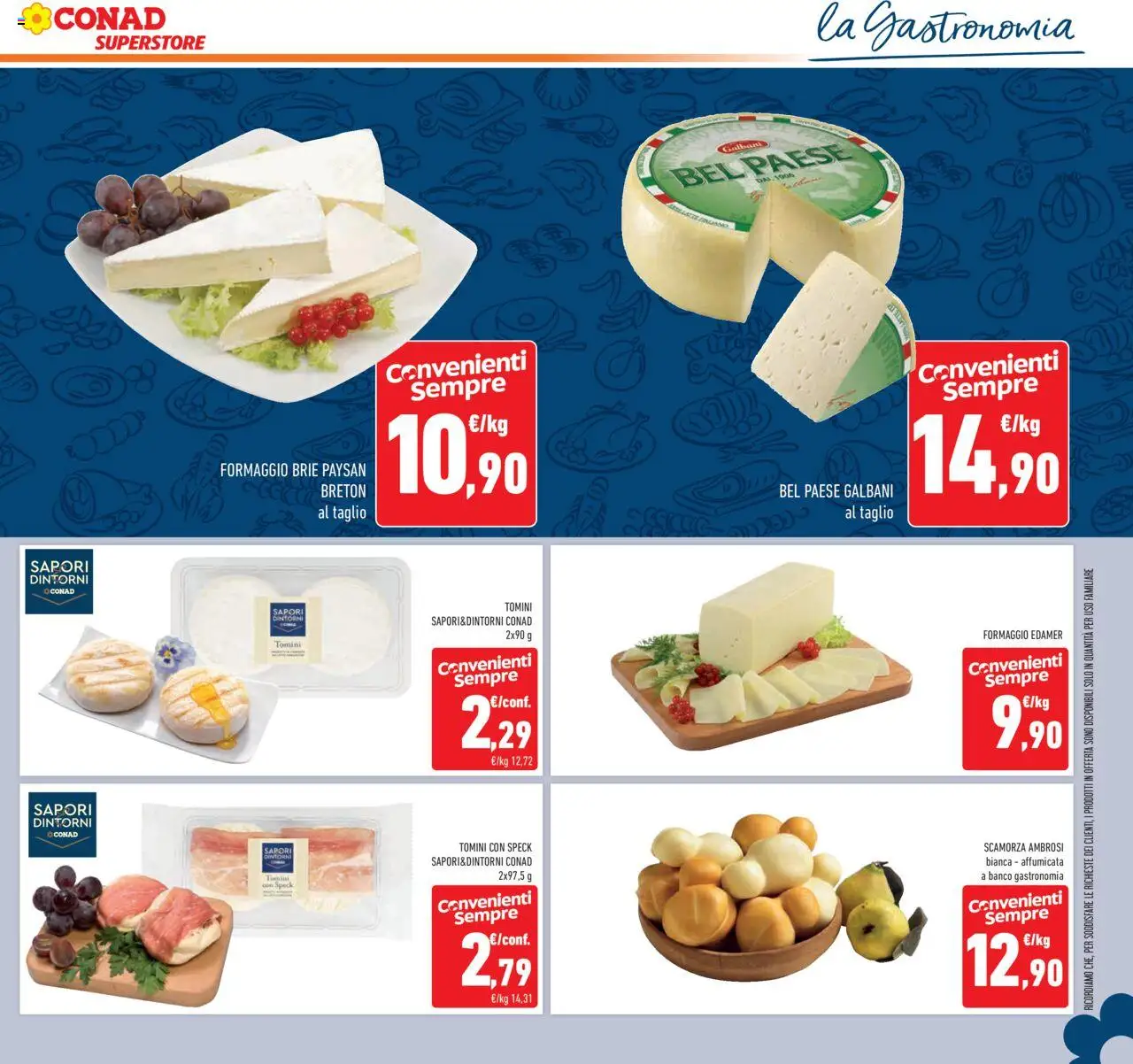 Volantino Conad del 24.09.2025 | Pagina: 17 | Prodotti: Speck, Latte, Formaggio