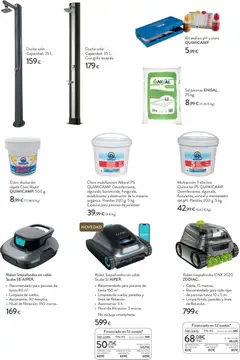 Vista previa Hipercor Terraza y jardín válido desde el 16.03.2026 | Página: 17 | Productos: Smartphone, Cable, Robot, Ducha