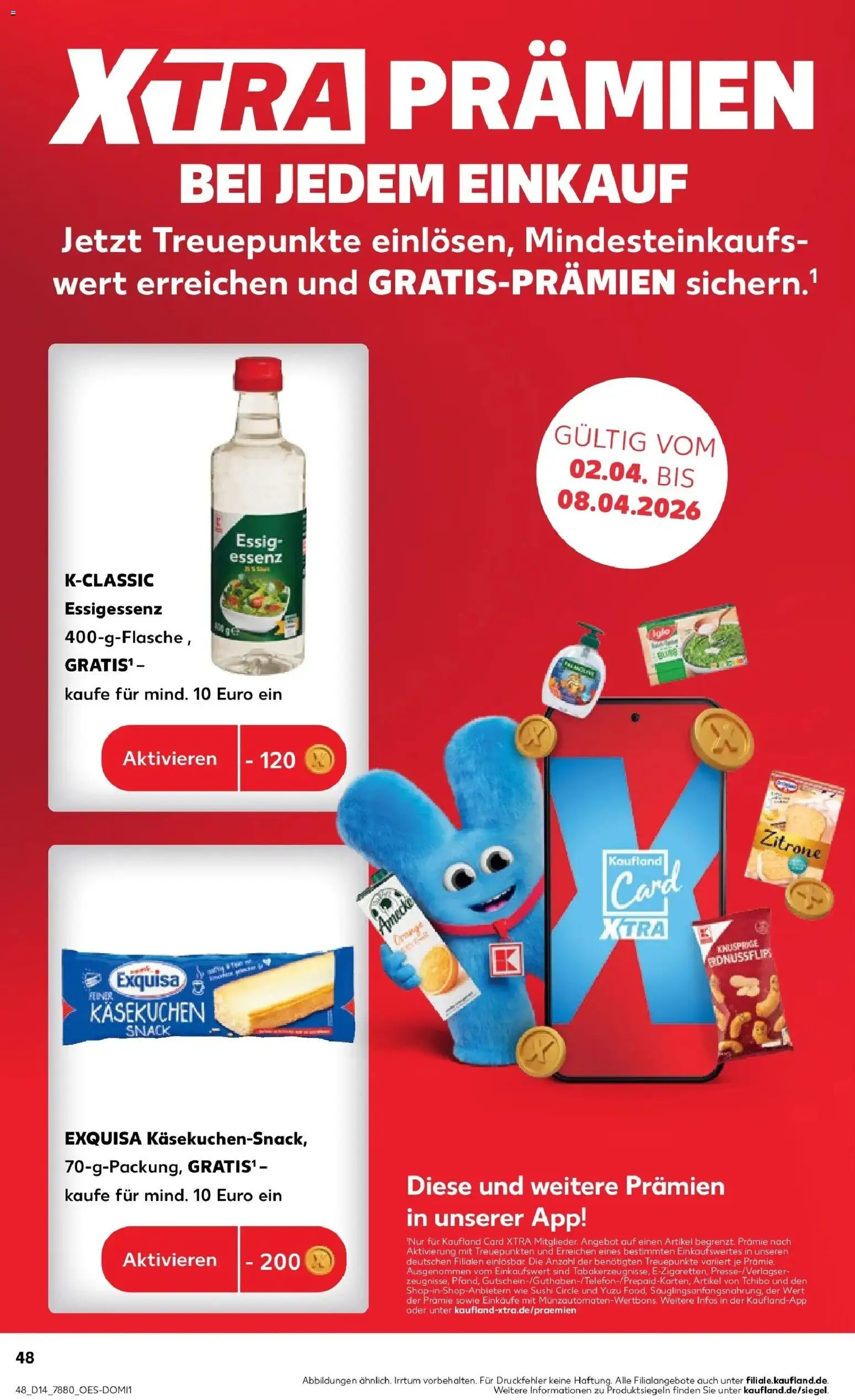 Kaufland Prospekt Peine	 – gültig ab 30.03.2026 | Seite: 62 | Produkte: Essig, Iglo, Exquisa, Zitrone