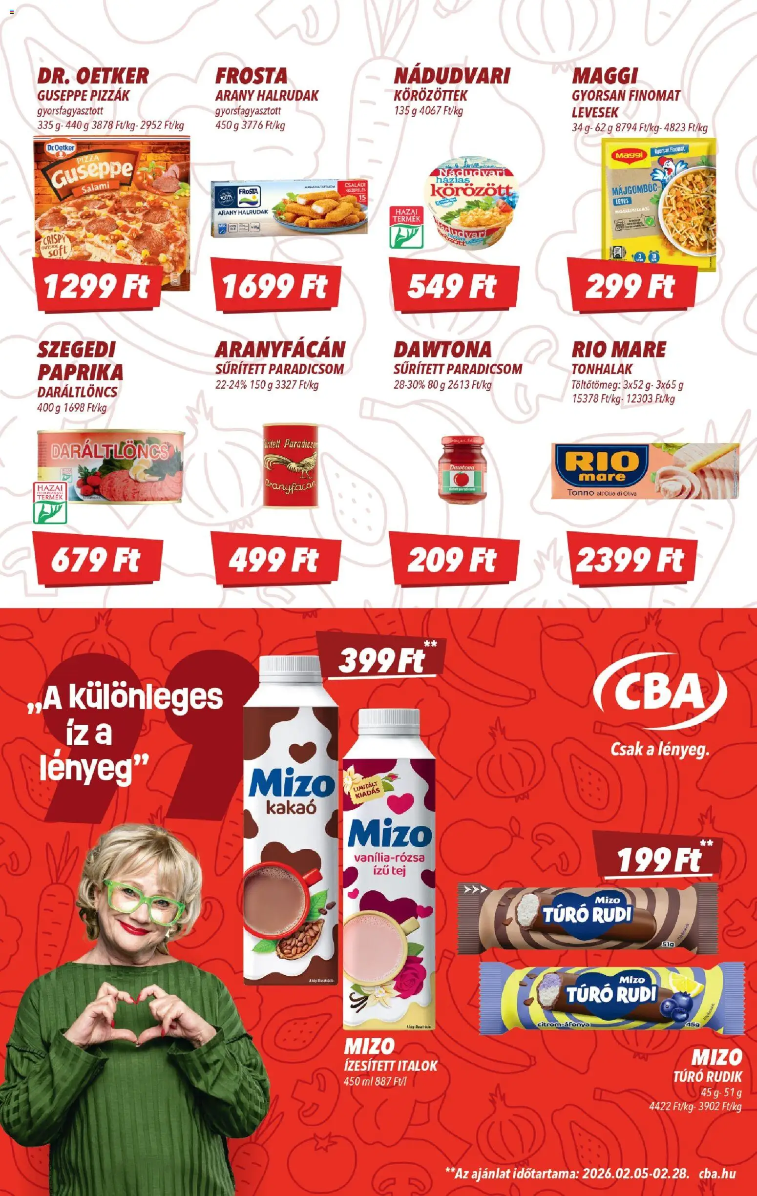 CBA akciós ujság - amely érvényes a következő dátumtól: 12.02.2026 | Oldal: 3